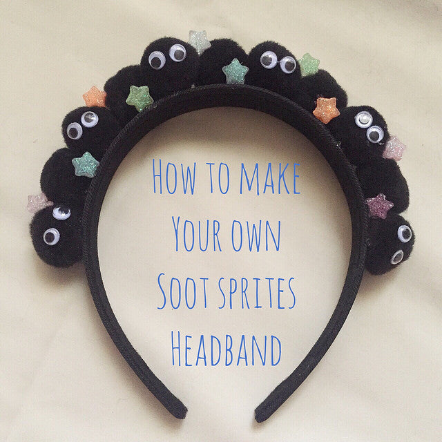 Christmas Gift Craft Idea - Spirited Away Soot Headband Tutorial