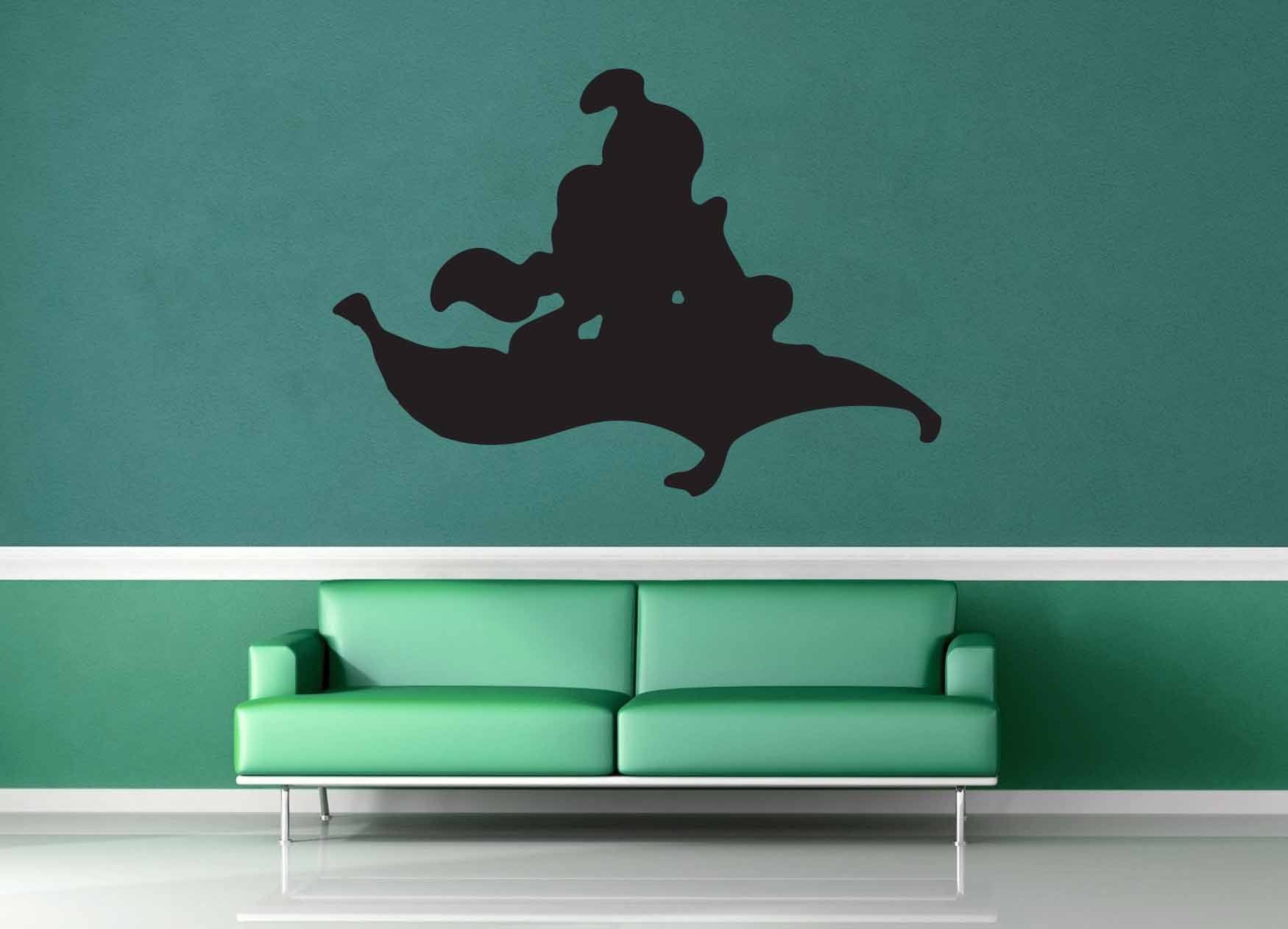 Aladdin and Jasmine Silhouette - Wall Decal - geekerymade