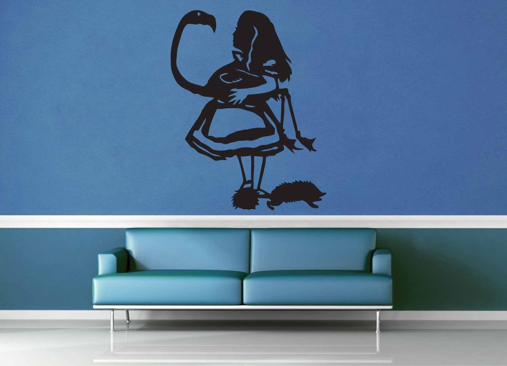 Alice in Wonderland Silhouette - Wall Decal - geekerymade