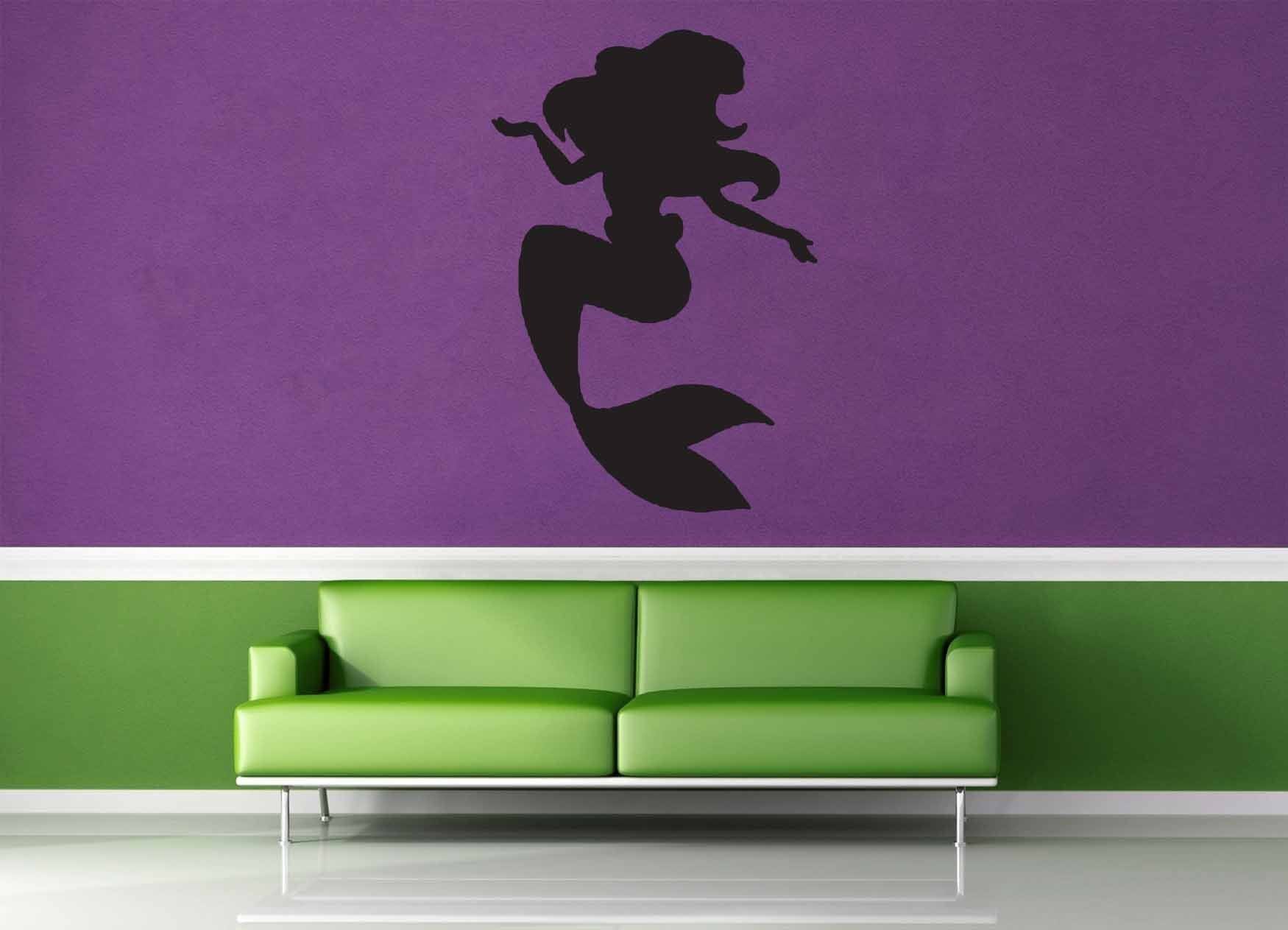 Mermaid Silhouette - Wall Decal - No 1 - geekerymade
