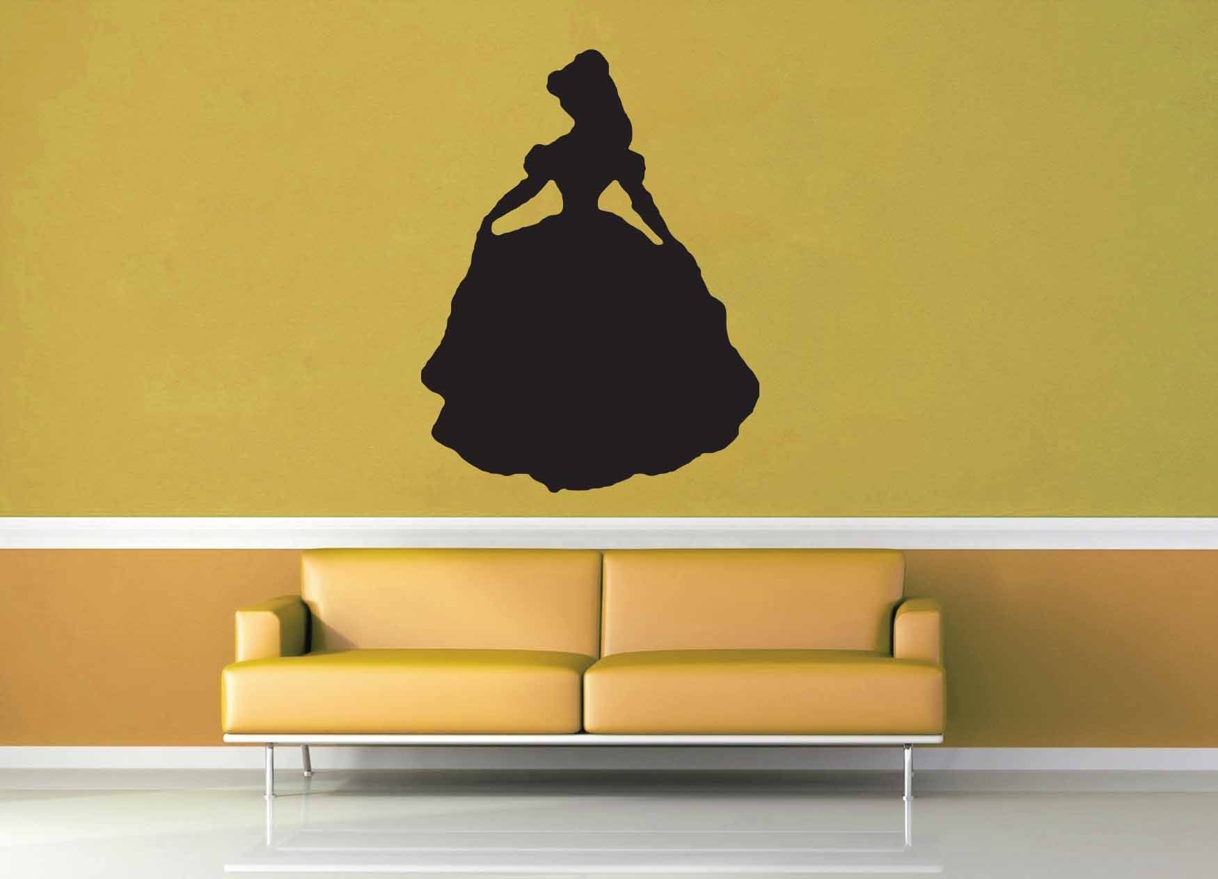 Belle Silhouette - Wall Decal - No 2 - geekerymade
