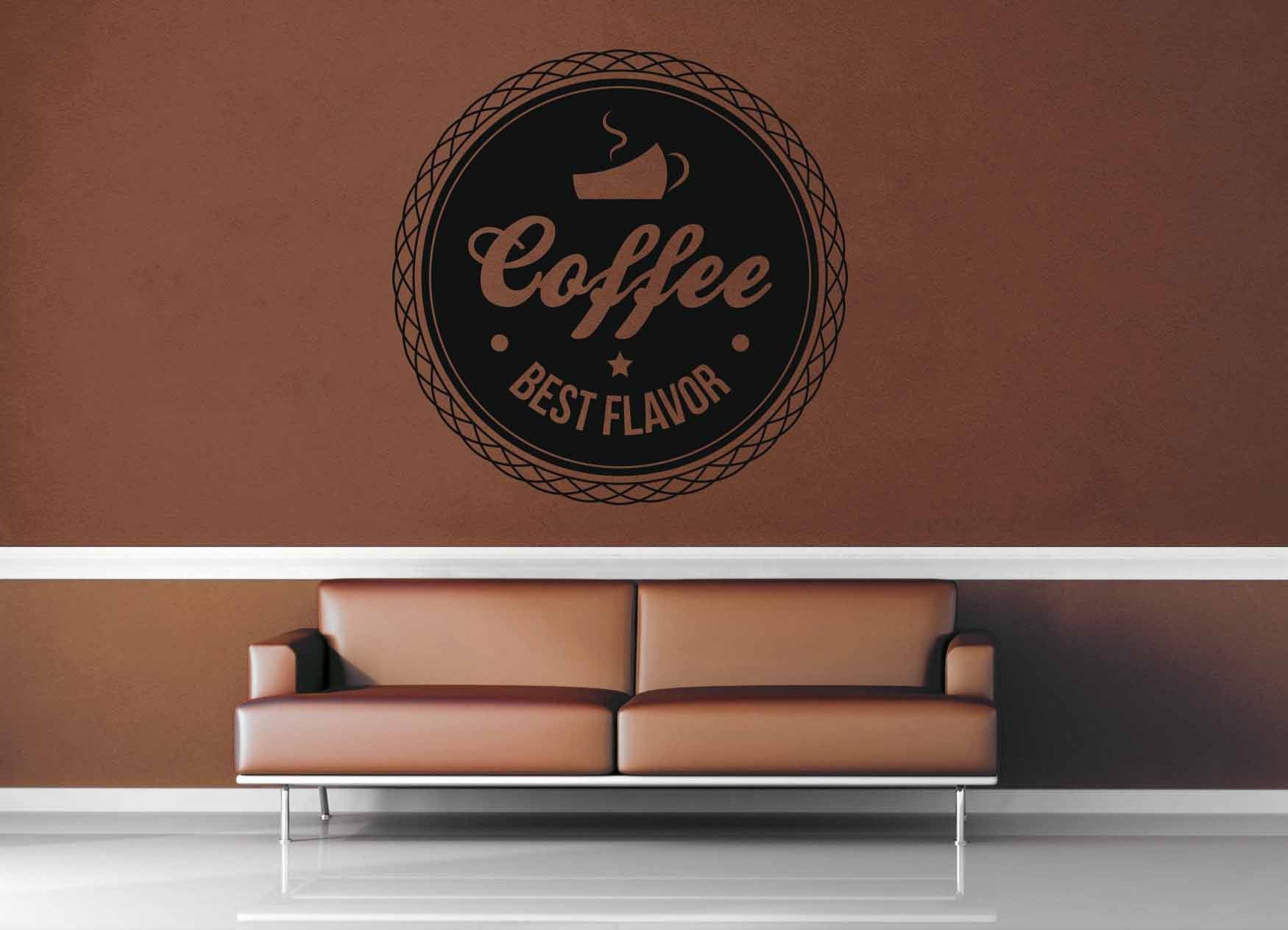 Best Flavor - Vintage CafÃ© Sign - Wall Decal - No 1 - geekerymade