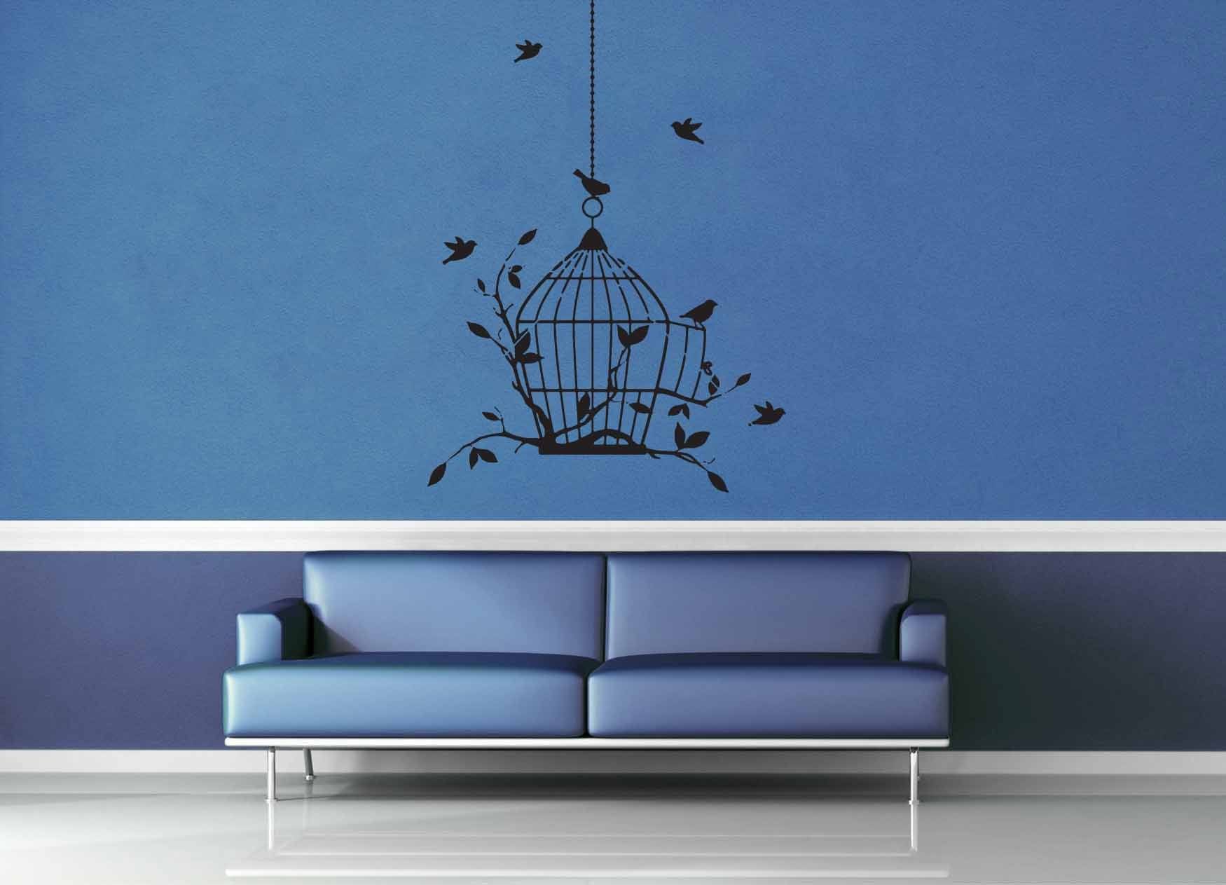 Bird Cage - Wall Decal - geekerymade