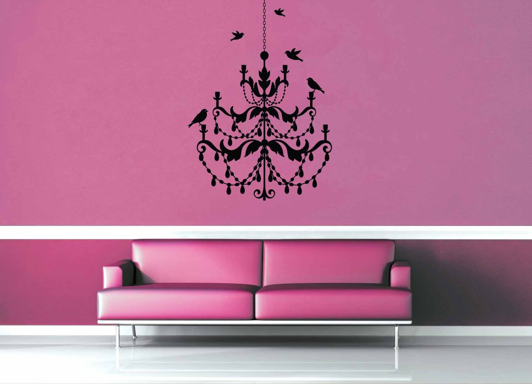 Bird Chandelier - Wall Decal - geekerymade