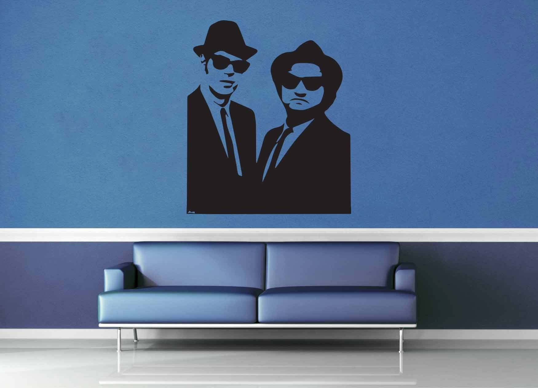 Blues Brothers Silhouette - Wall Decal - No 2 - geekerymade