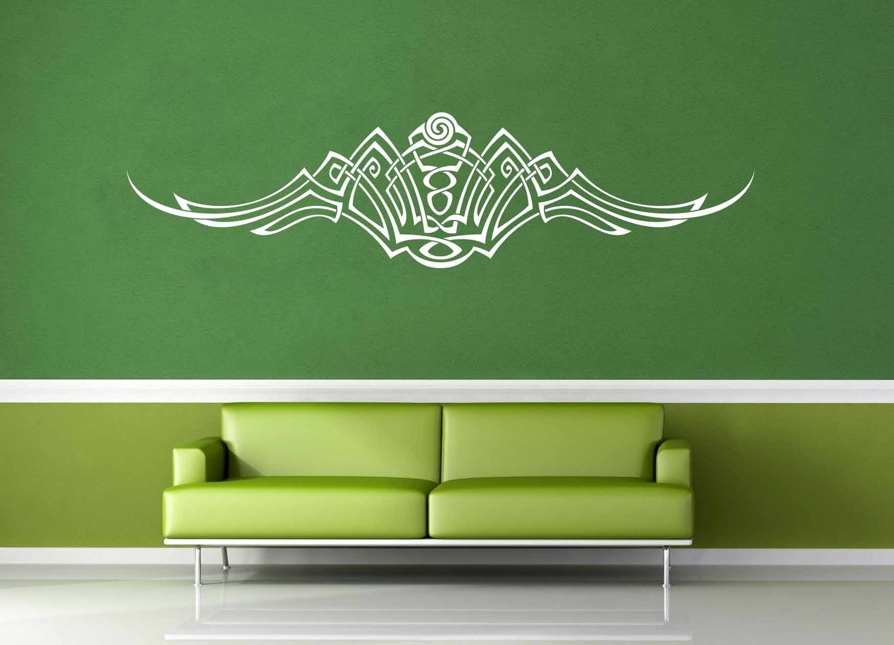 Flourish Accent - Celtic Knot - Wall Decal - No 1 - geekerymade