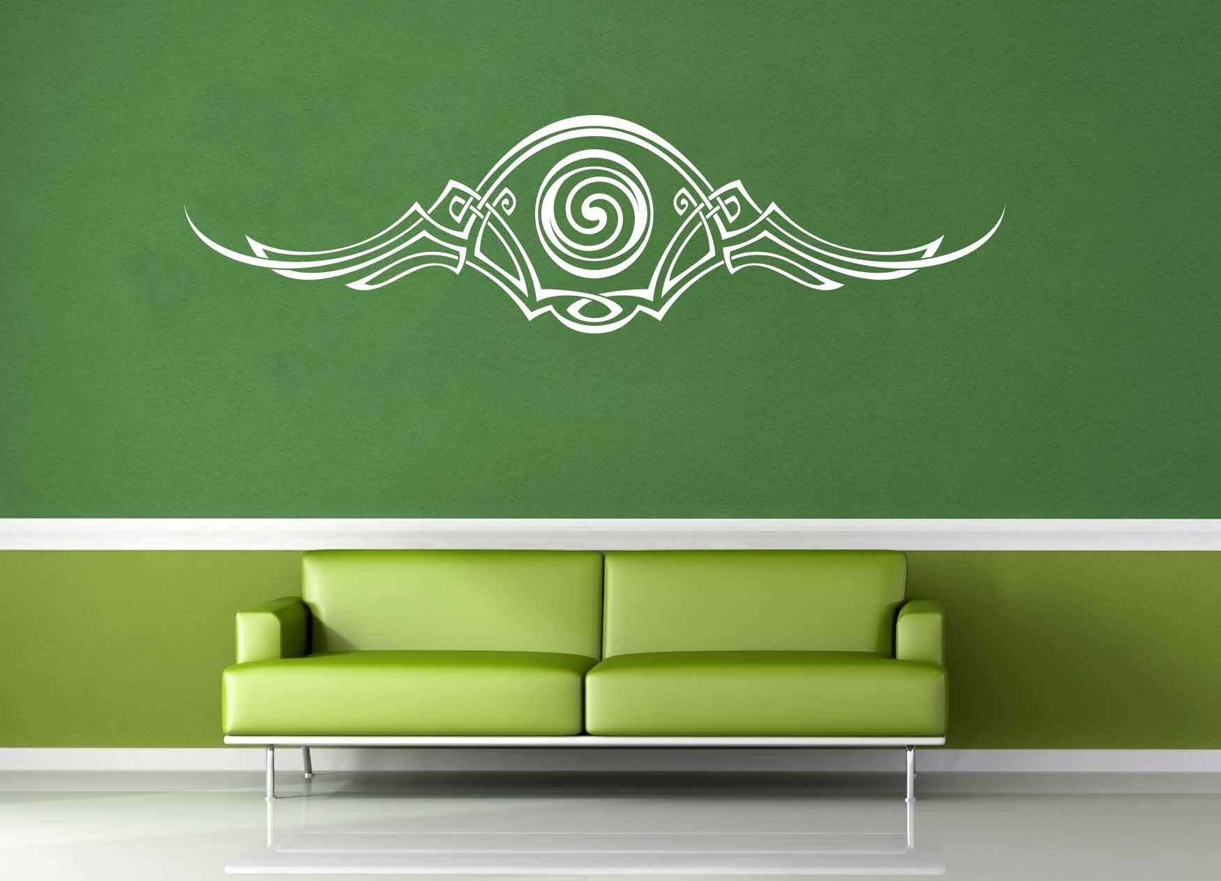 Flourish Accent - Celtic Knot - Wall Decal - No 3 - geekerymade