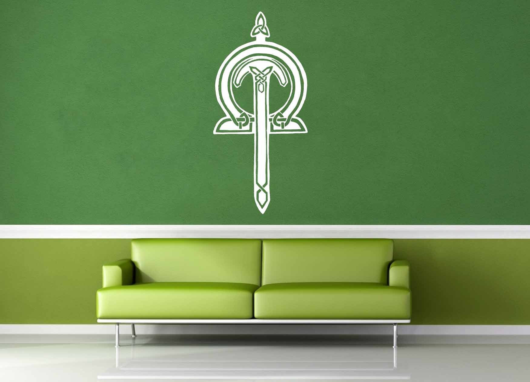 Sword - Celtic Knot - Wall Decal - geekerymade