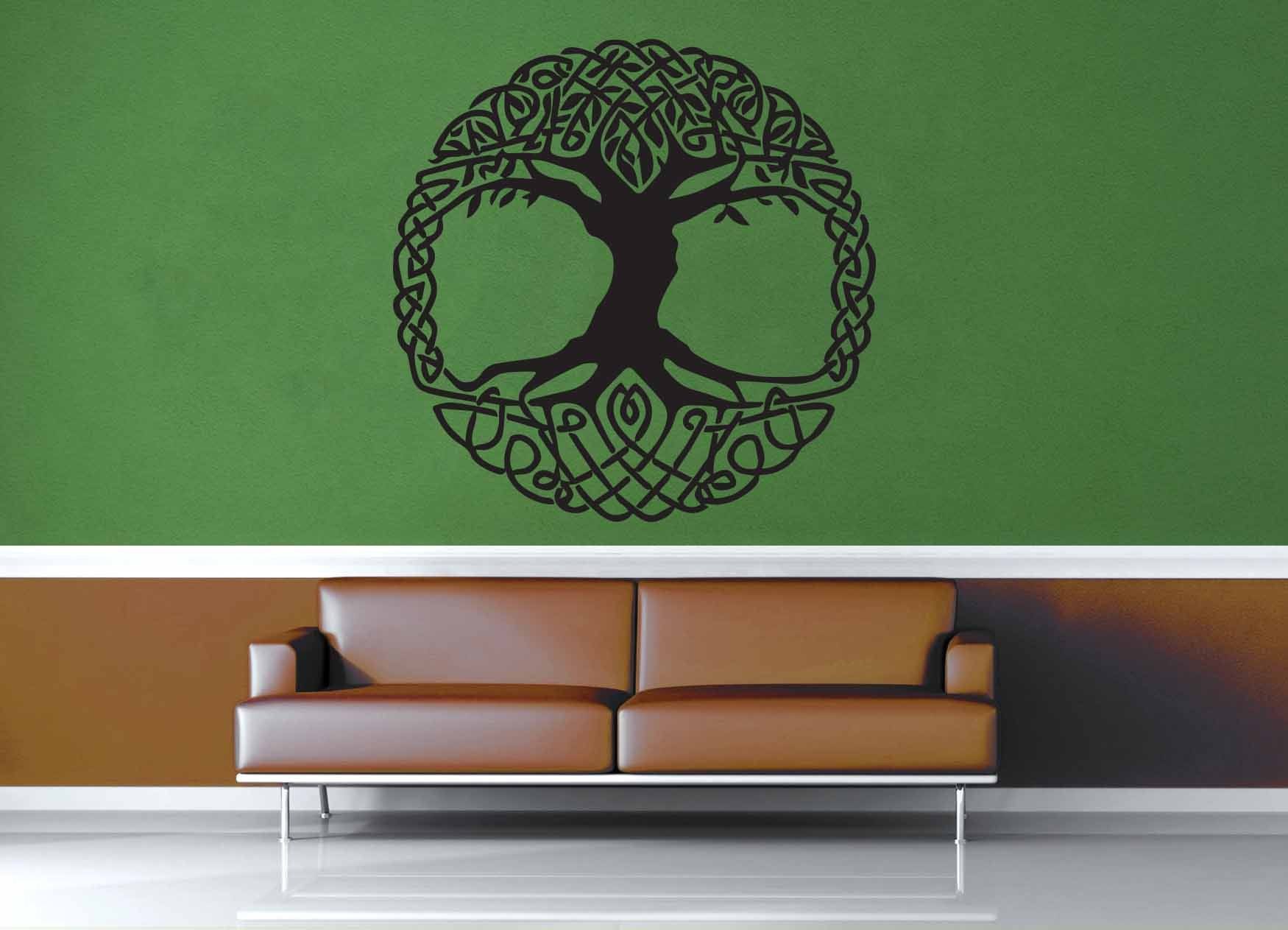 Yggdrasil - Norse Mythology - Celtic Knot - Wall Decal - No 2 - geekerymade