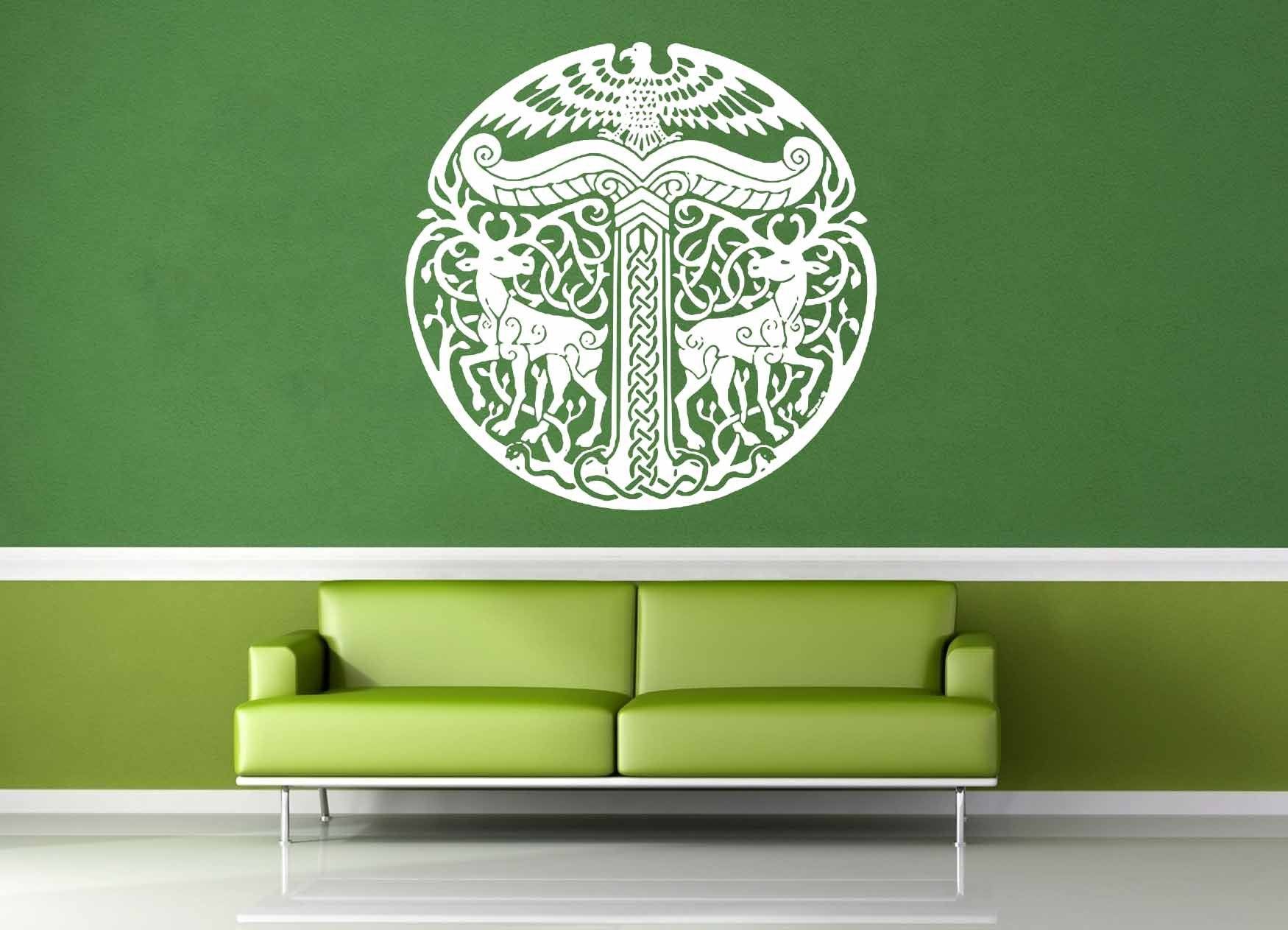 Yggdrasil - Norse Mythology - Celtic Knot - Wall Decal - No 1 - geekerymade