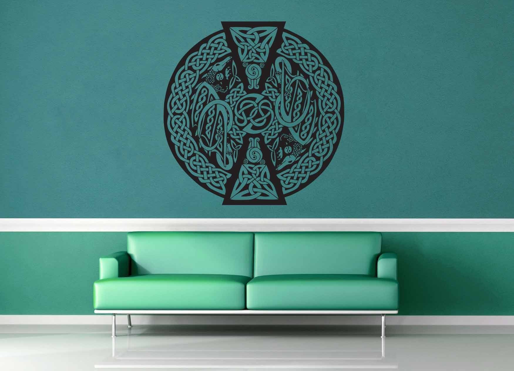 Dragon - Celtic Knot - Wall Decal - No 2 - geekerymade