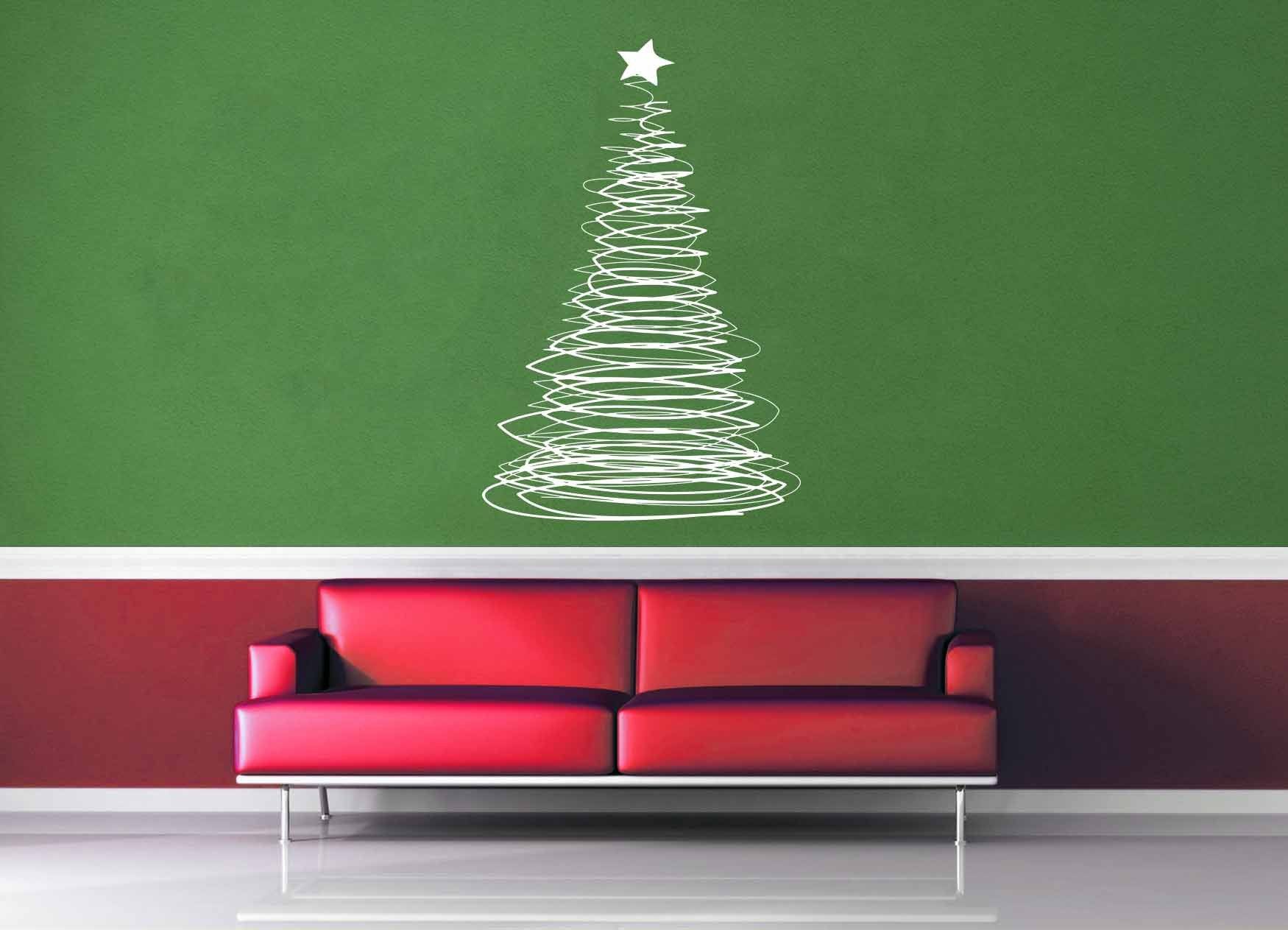 Doodle - Christmas Tree - Holiday decor - Wall Decal - geekerymade
