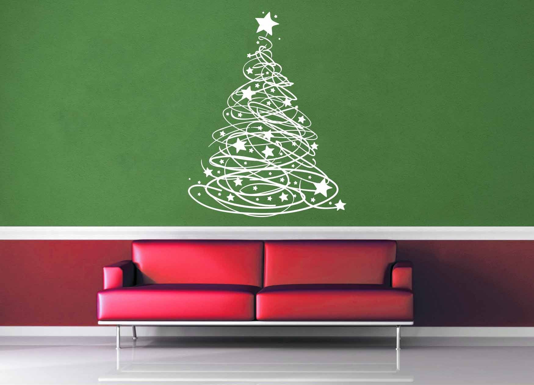 Starry - Christmas Tree - Wall Decal - geekerymade