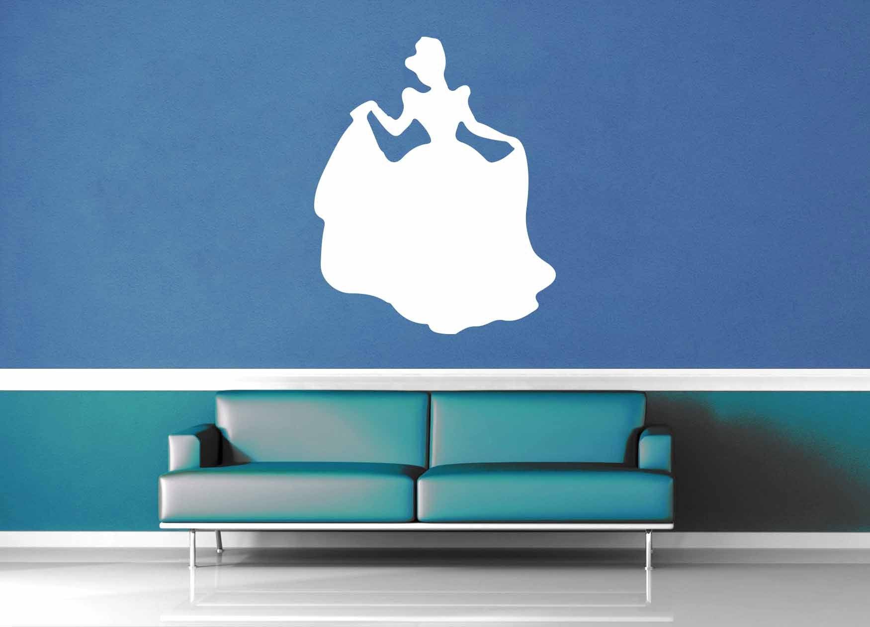 Cinderella Silhouette - Wall Decal - No 3 - geekerymade