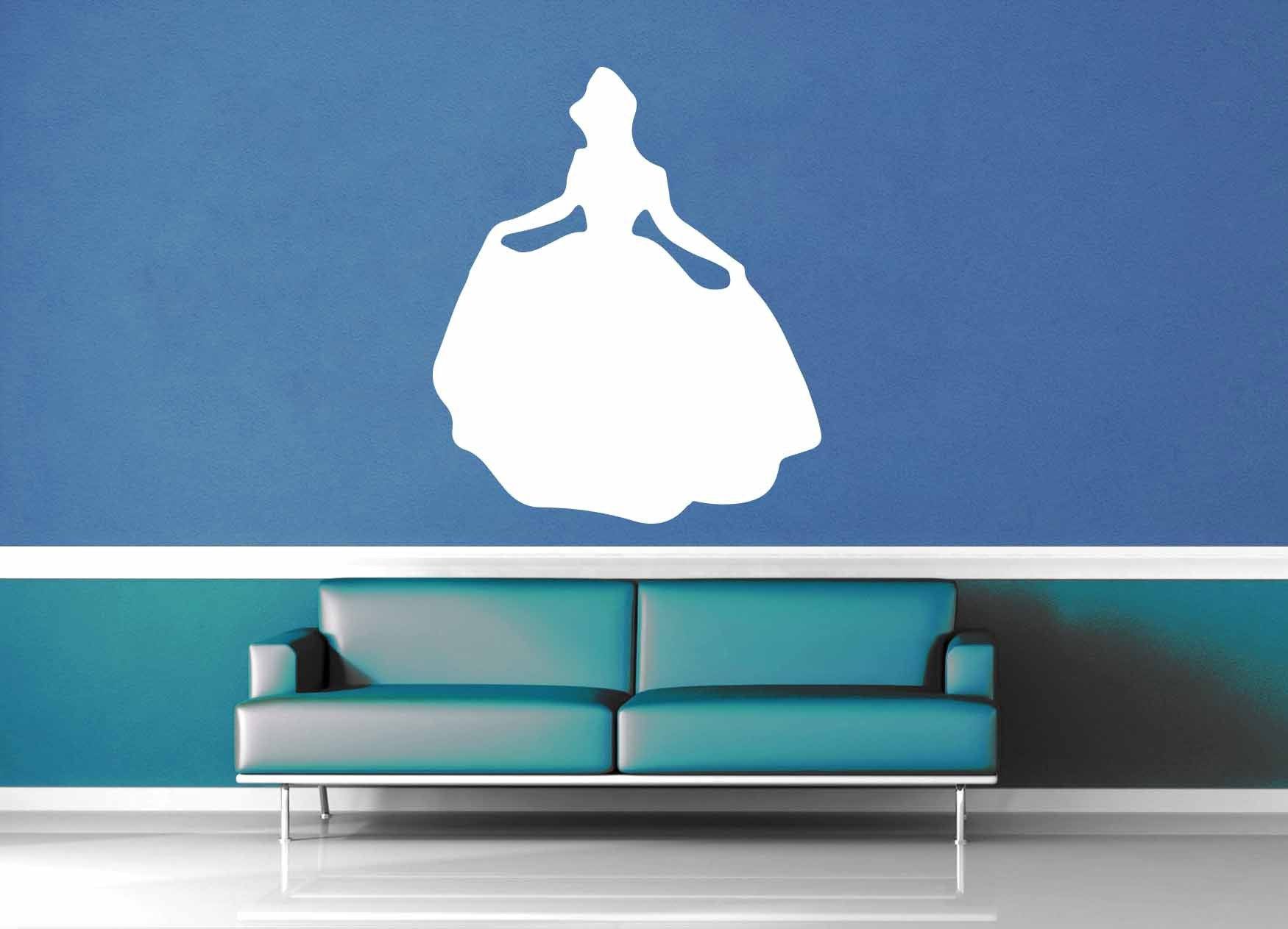 Cinderella Silhouette - Wall Decal - No 4 - geekerymade