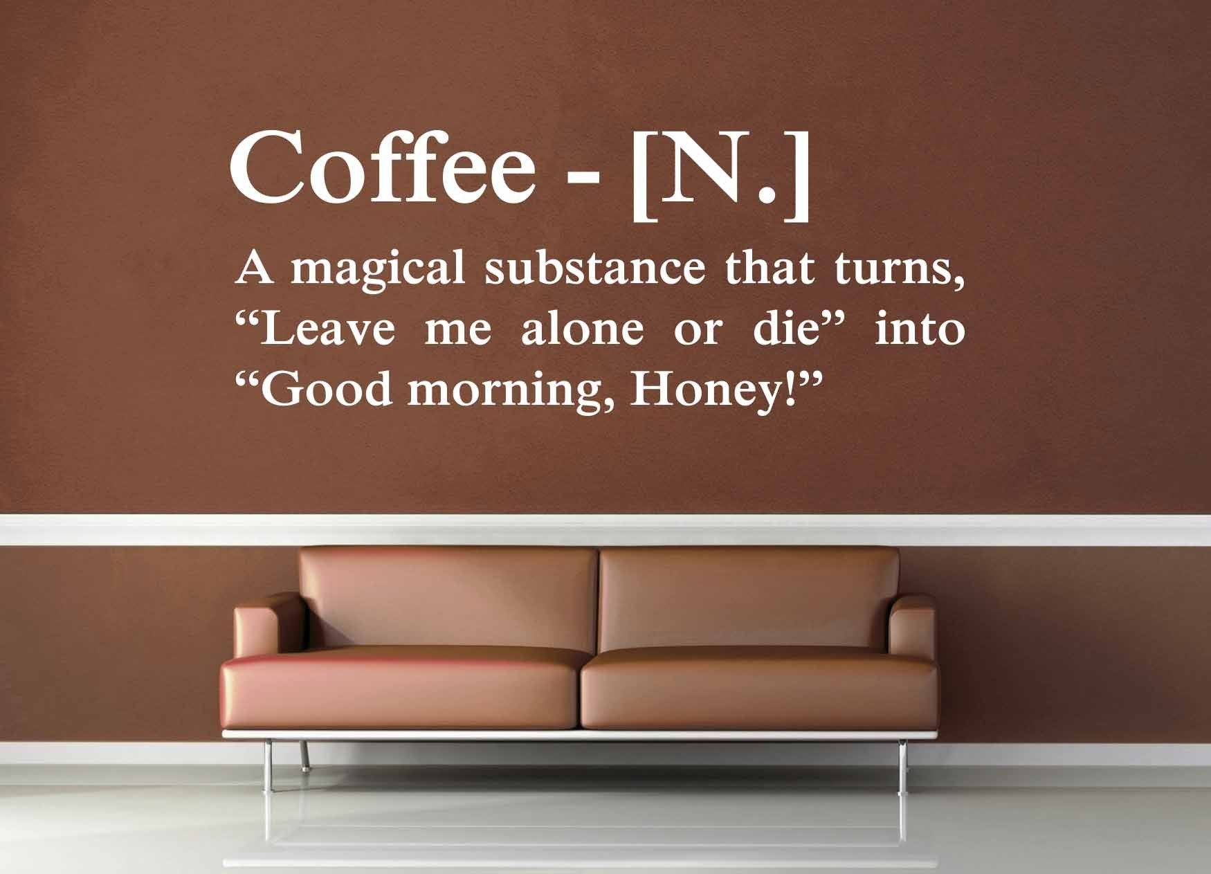 Definition of Coffee - Wall Decal - geekerymade
