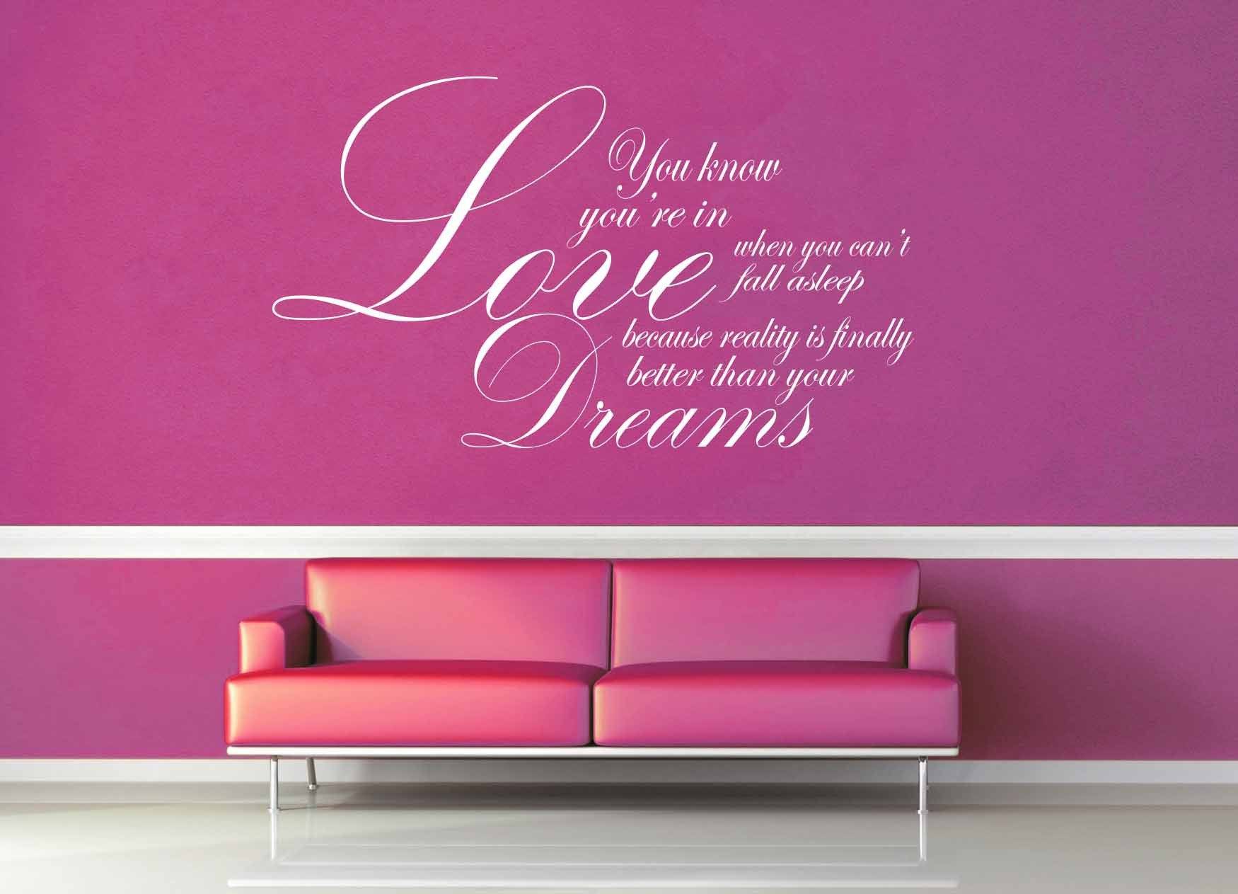 Love Better than Dreams - Dr Suess Quote - Wall Decal - geekerymade