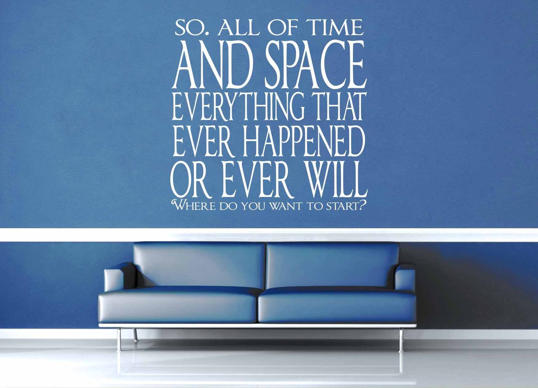All of Time and Space - Doctor Who - Wall Decal - geekerymade