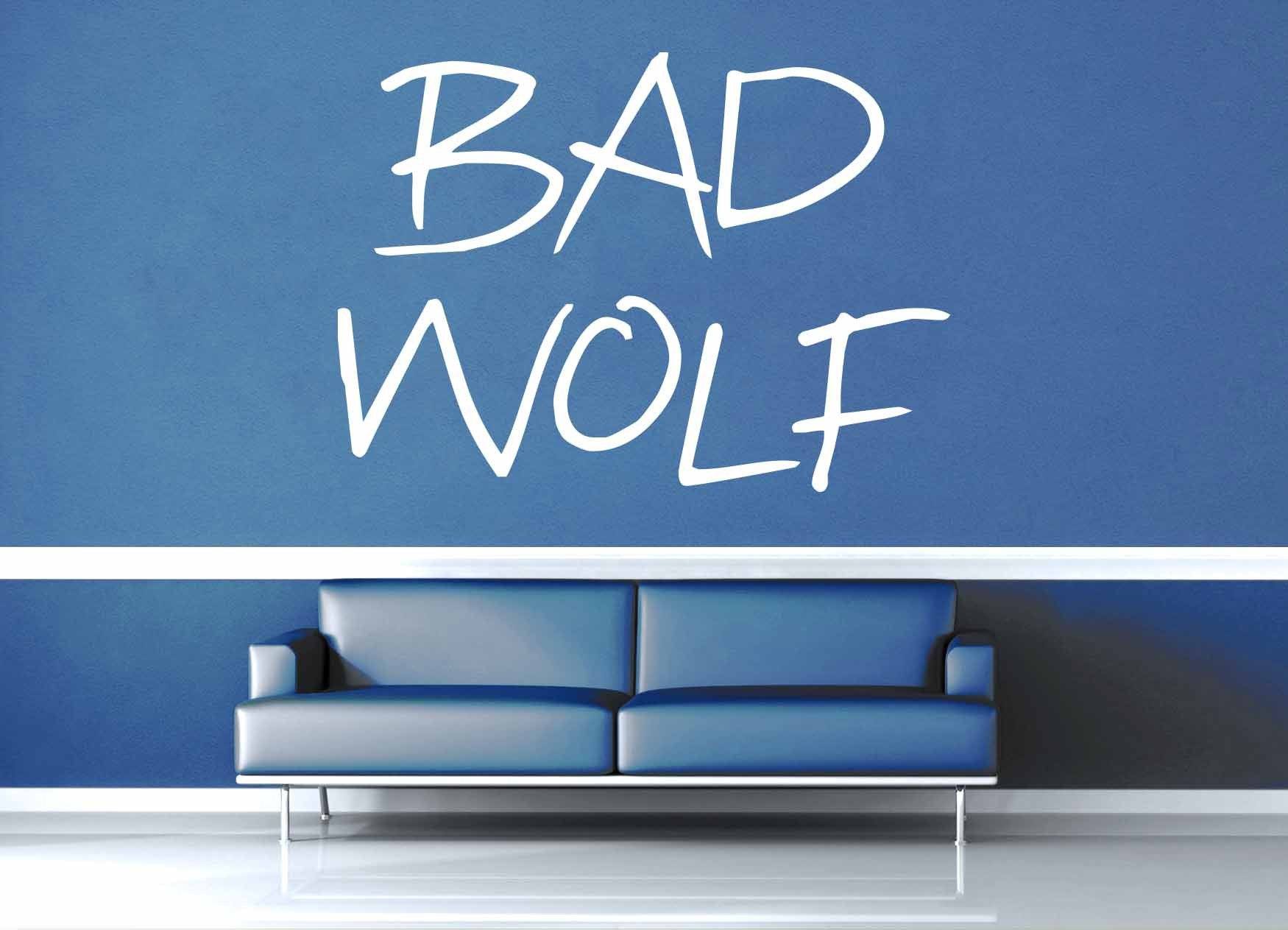 Bad Wolf - Doctor Who Quote - Wall Decal - geekerymade