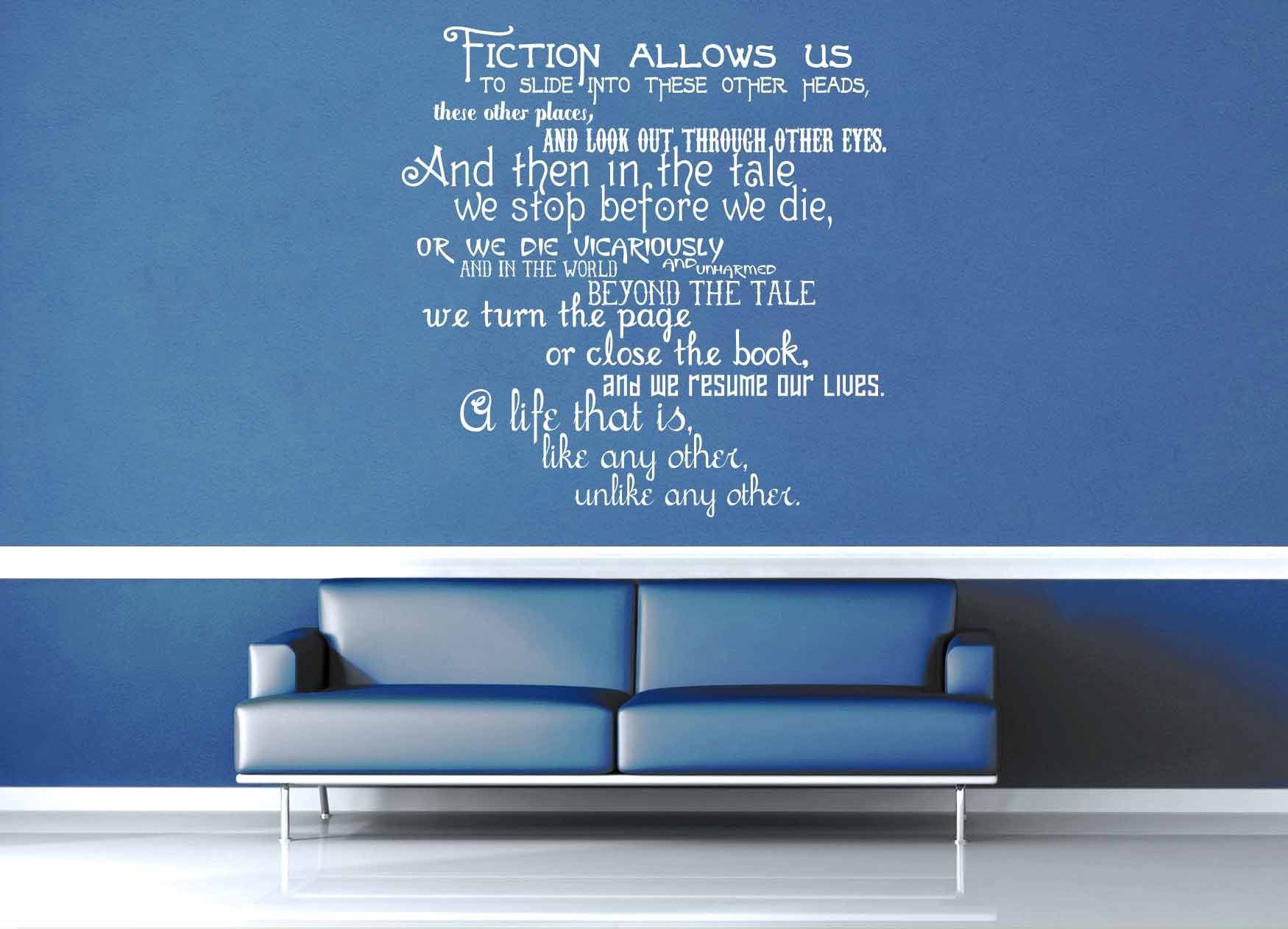 Fiction Allows Us - Doctor Who Quote - Wall Decal - geekerymade