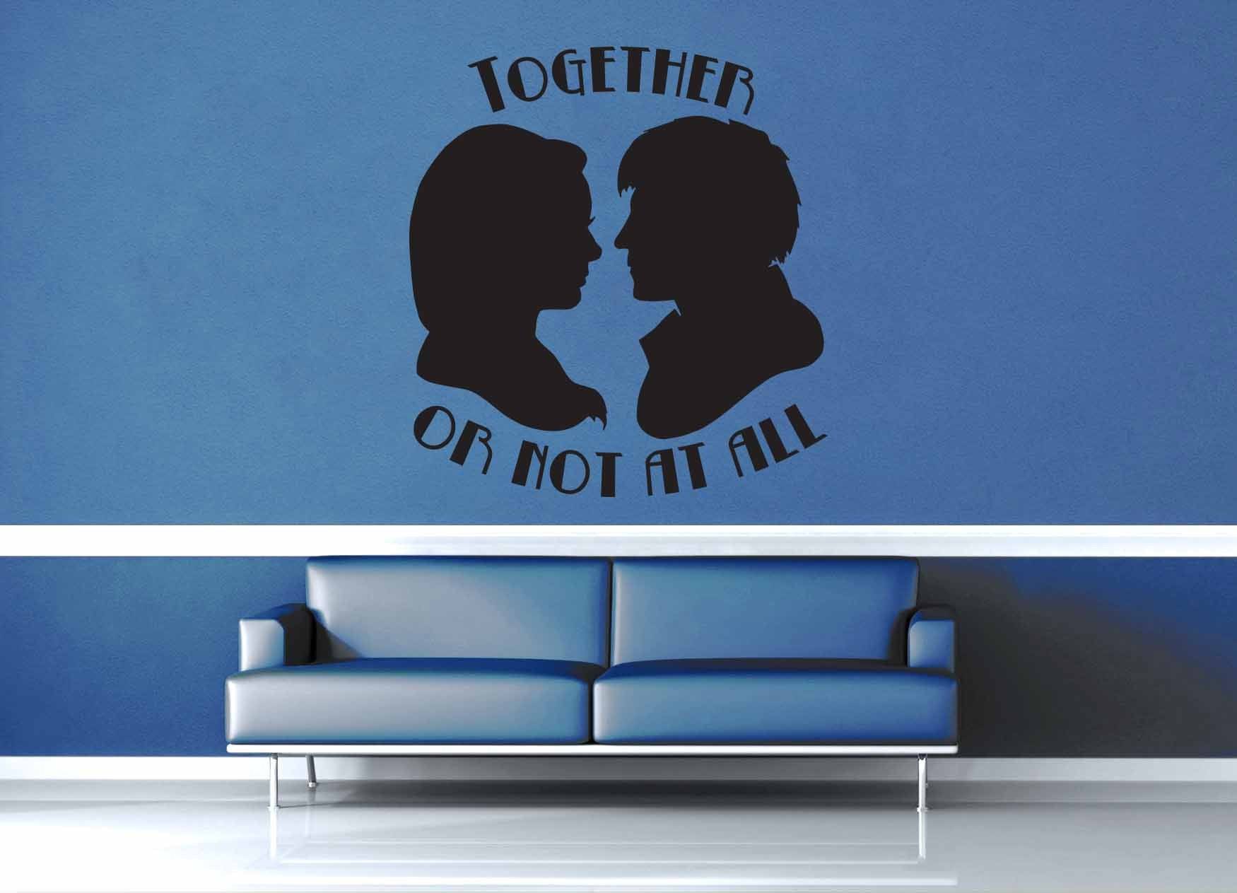 Together or Not At All - Doctor Who Quote - Wall Decal - geekerymade