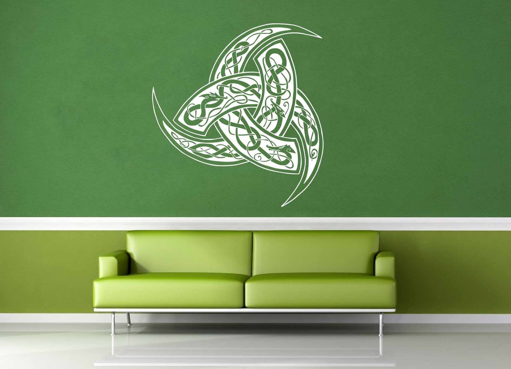 Dragon Valknut - Wall Decal - geekerymade