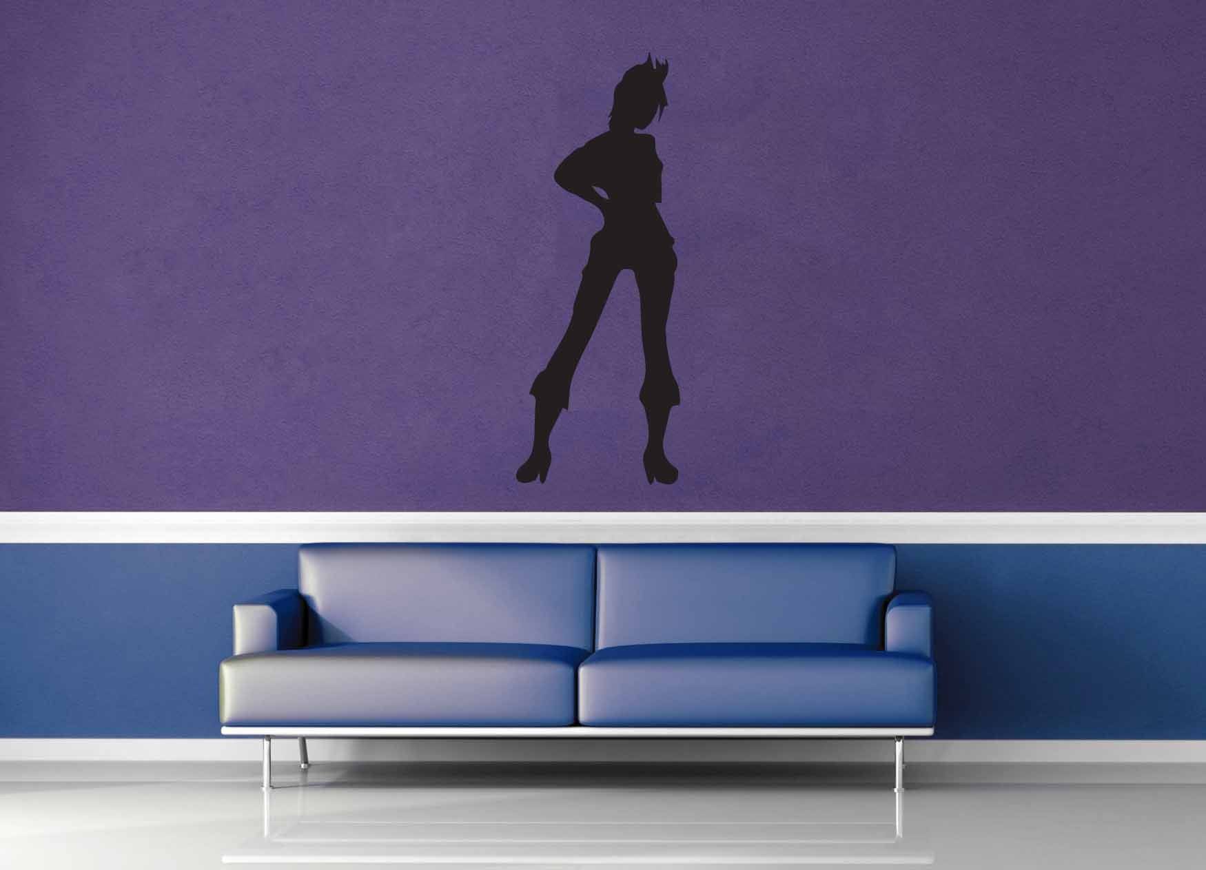Paine Silhouette - Final Fantasy X2 - Wall Decal - geekerymade