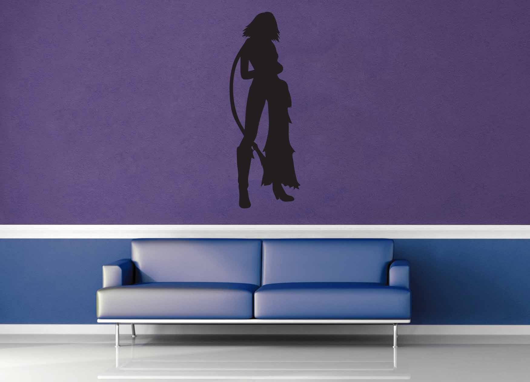 Yuna Silhouette - Final Fantasy X2 - Wall Decal - geekerymade