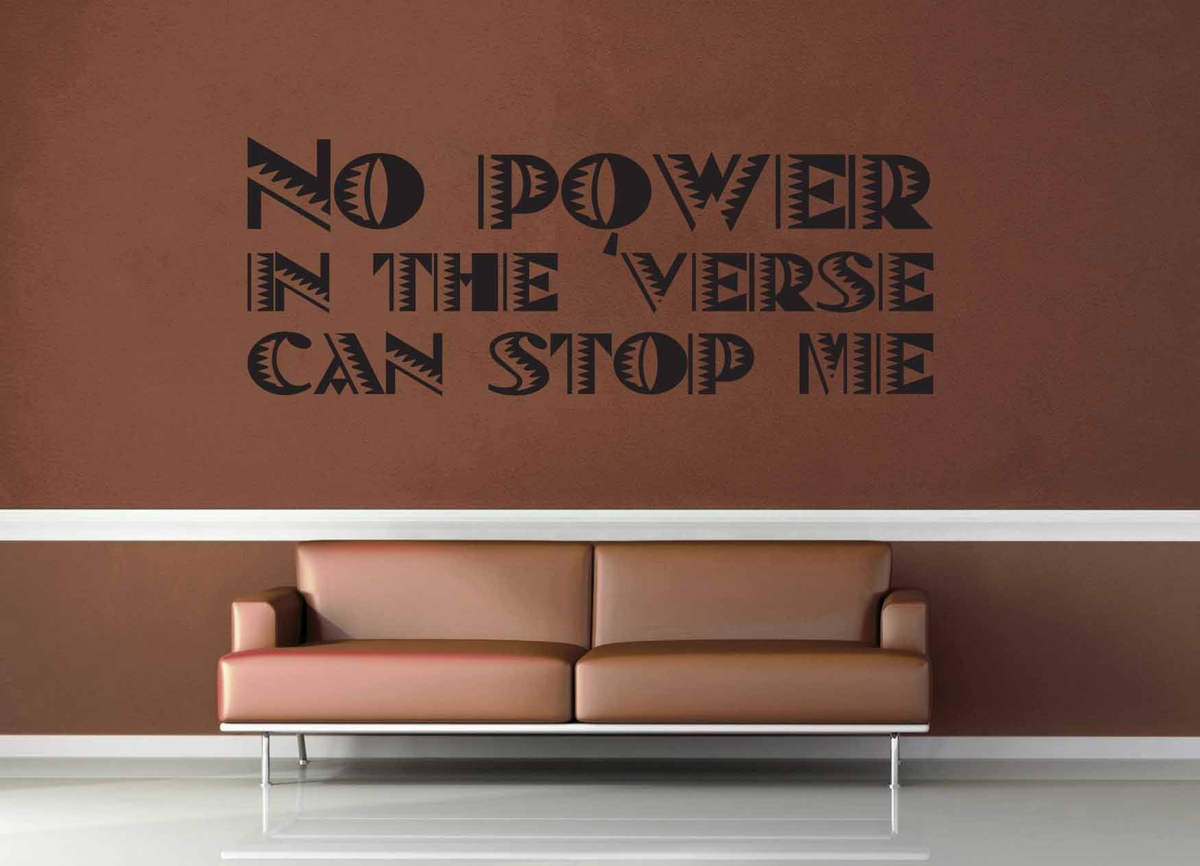 No Power in the Verse - Firefly Quote - Wall Decal - No 2 - geekerymade