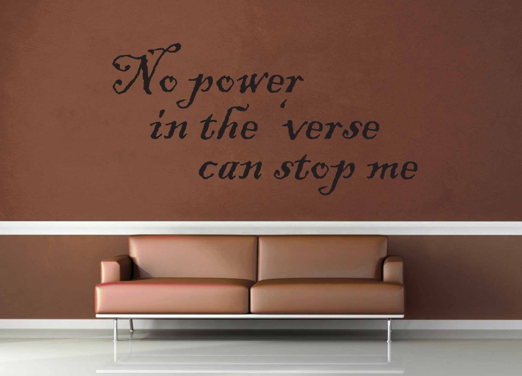 No Power in the Verse - Firefly Quote - Wall Decal - No 3 - geekerymade