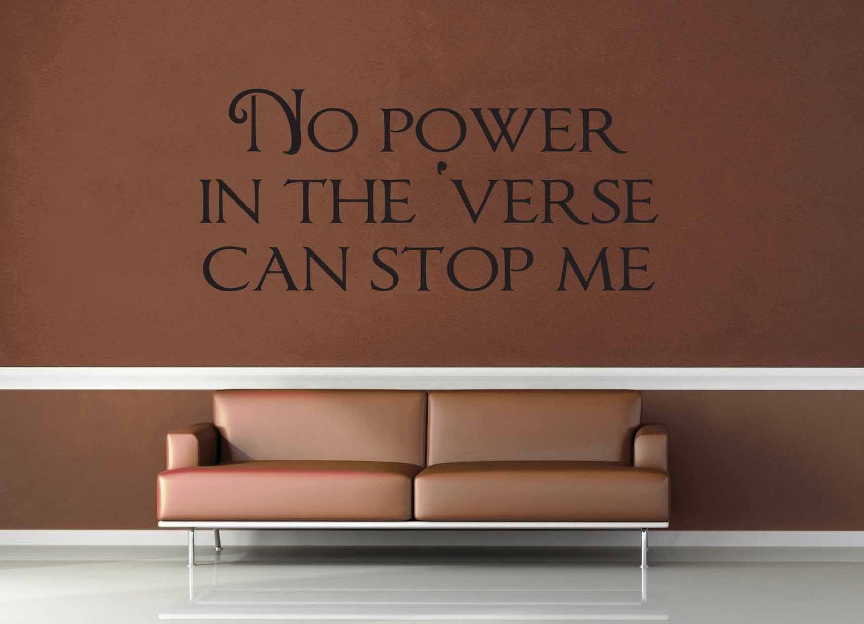 No Power in the Verse - Firefly Quote - Wall Decal - No 5 - geekerymade