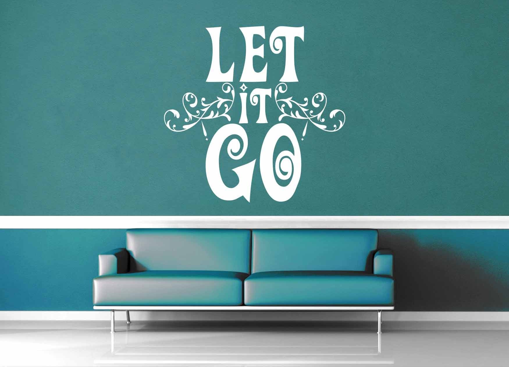 Let it Go - Frozen Quote - Wall Decal - geekerymade