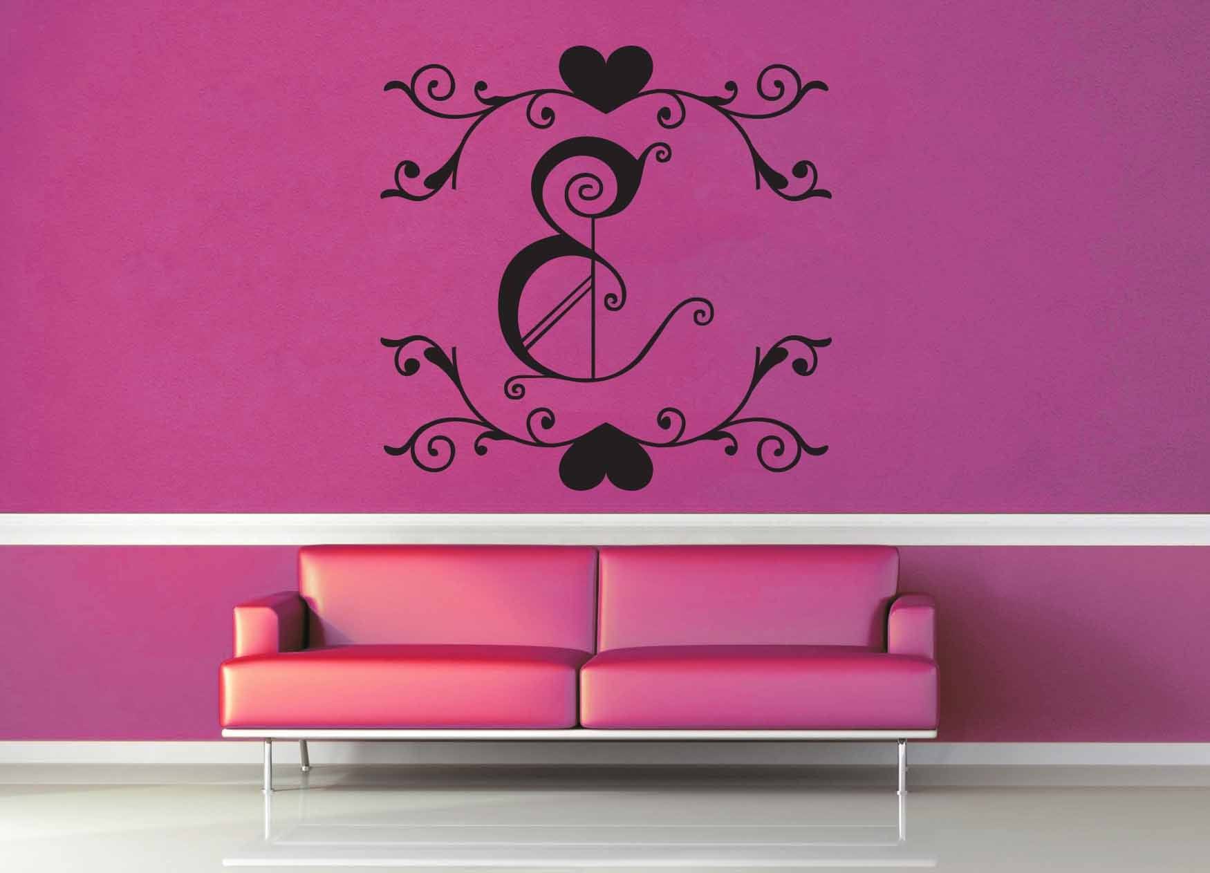 Fantasy Monogram - E - Wall Decal - geekerymade