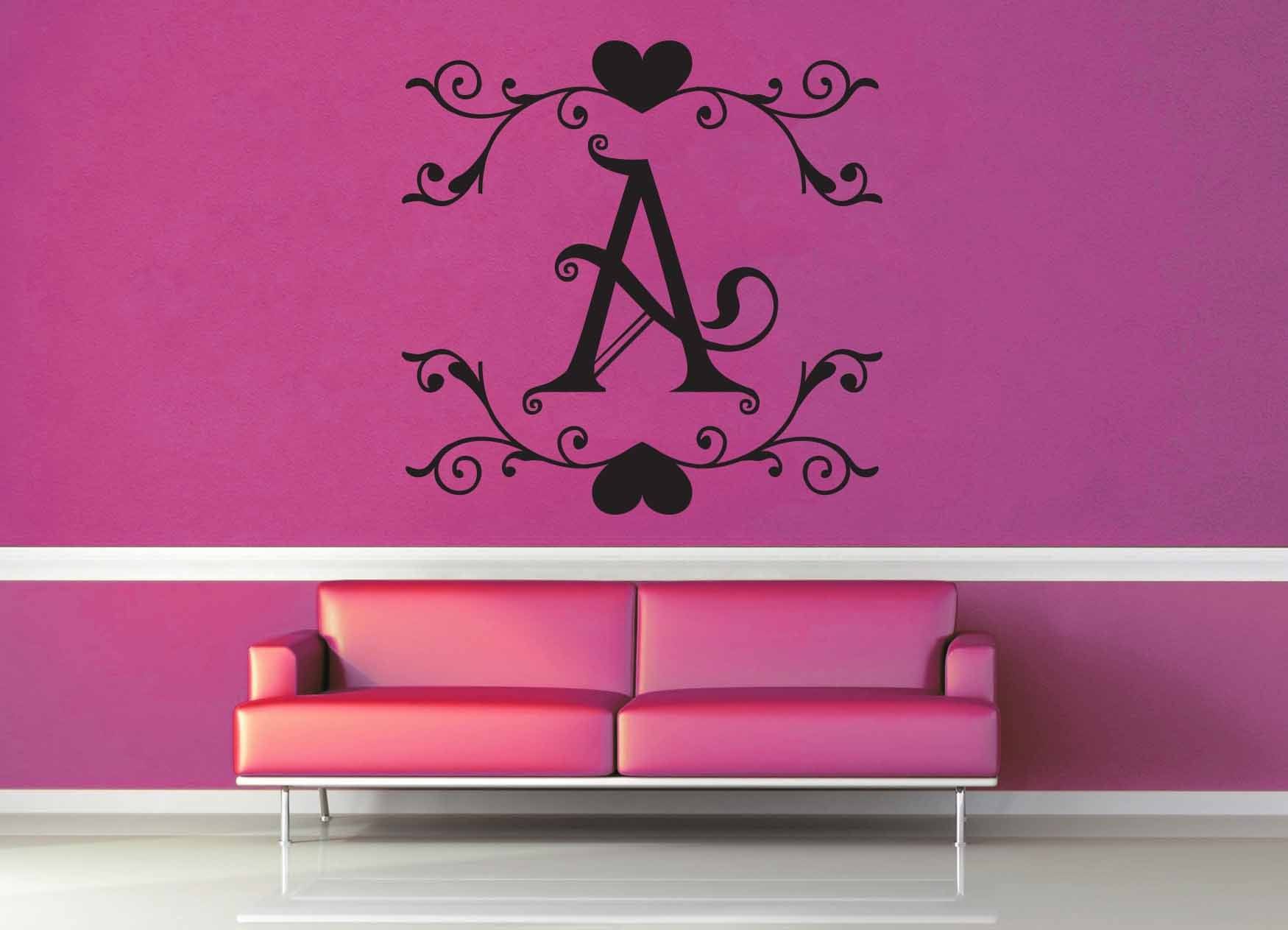 Fantasy Monogram - A - Wall Decal - geekerymade