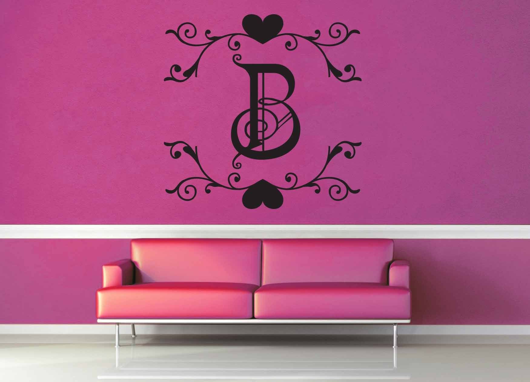 Fantasy Monogram - B - Wall Decal - geekerymade