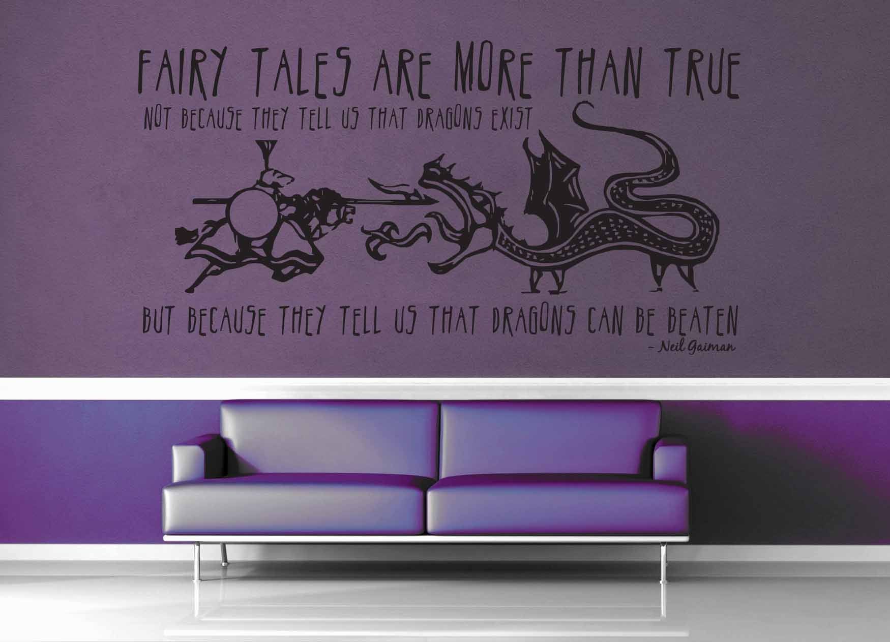 Fairytales are More Than True - Wall Decal - geekerymade