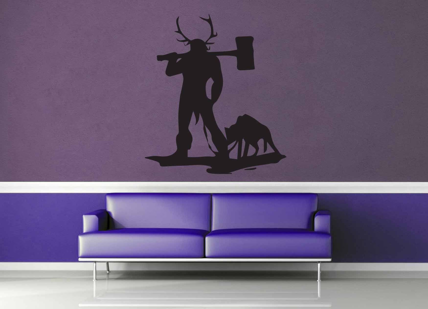 Barbarian Silhouette - Wall Decal - geekerymade