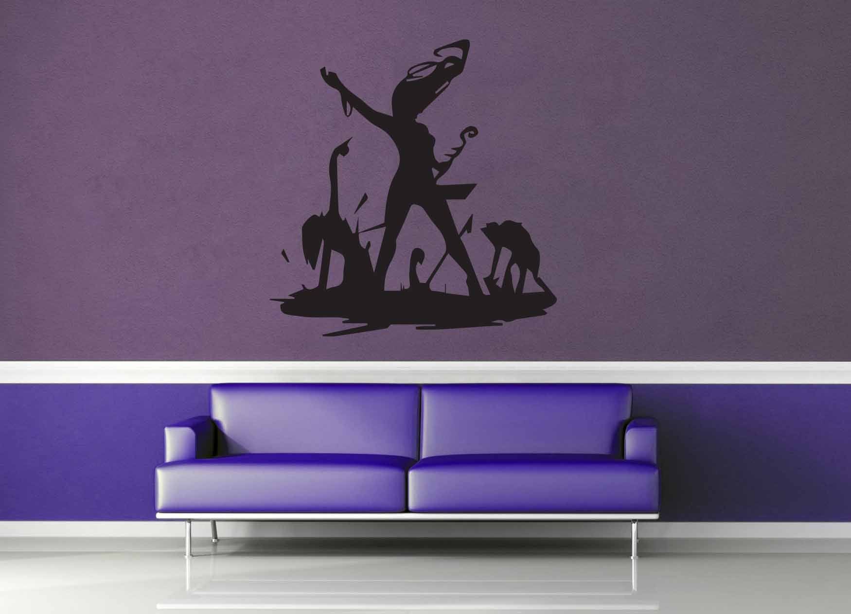 Necromancer Silhouette - Wall Decal - geekerymade