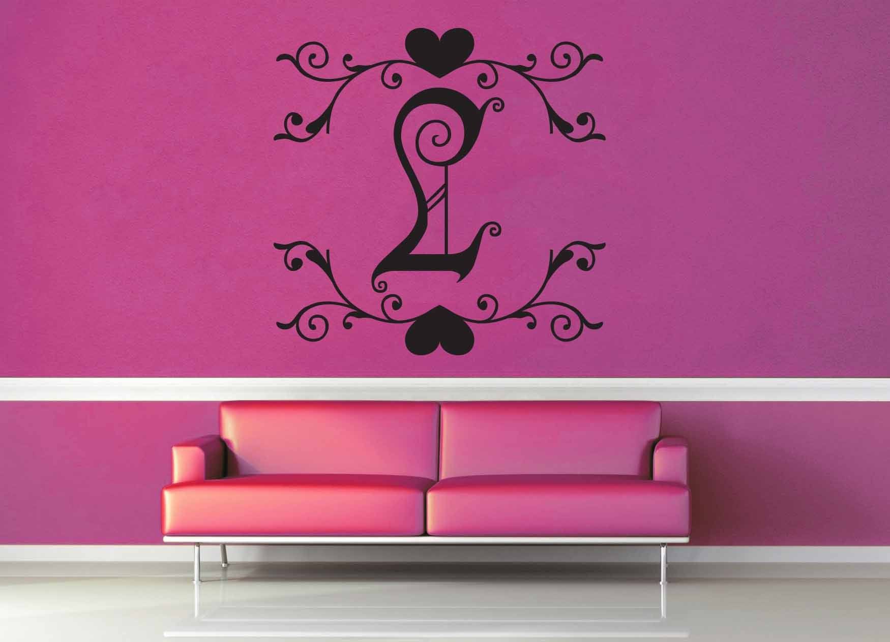 Fantasy Monogram -L - Wall Decal - geekerymade
