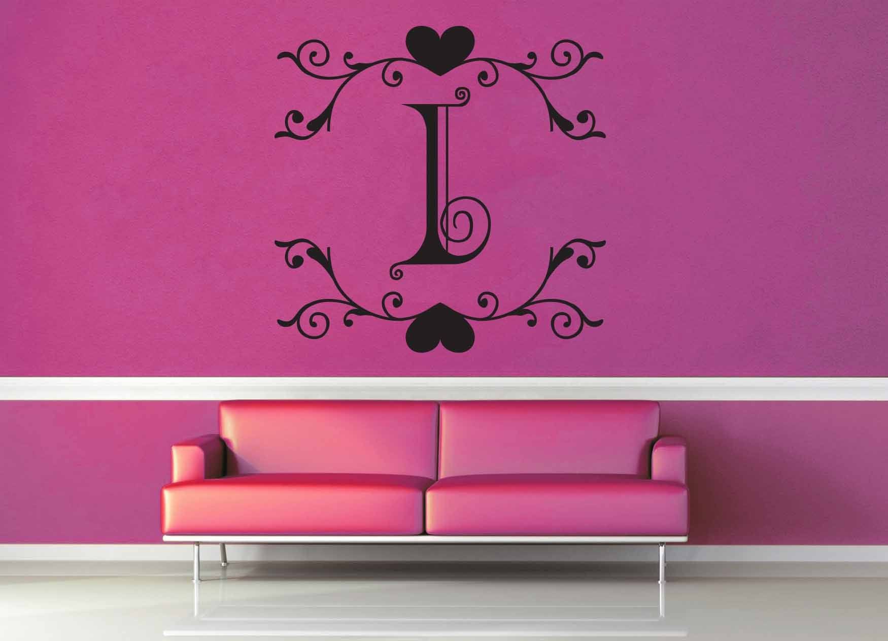 Fantasy Monogram - I - Wall Decal - geekerymade