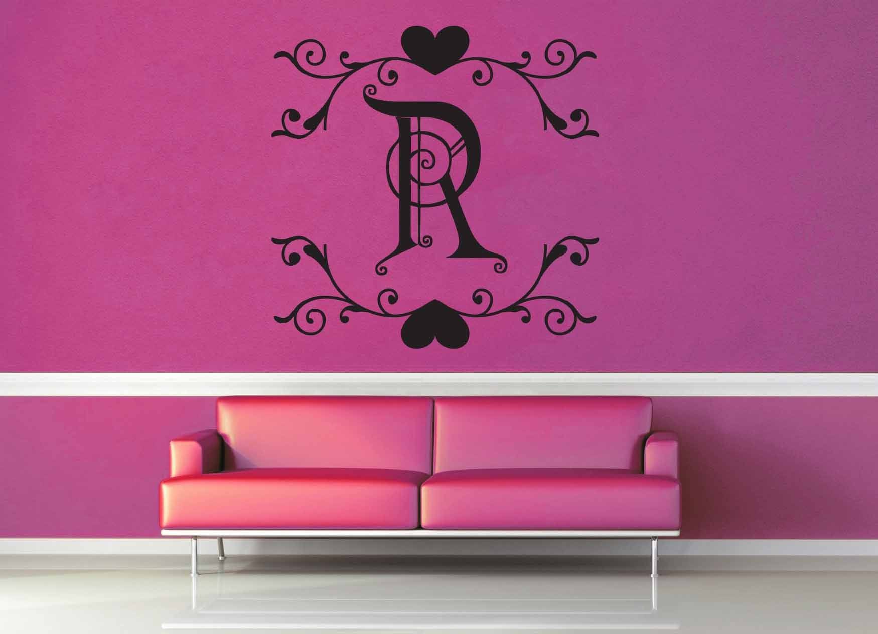Fantasy Monogram - R - Wall Decal - geekerymade
