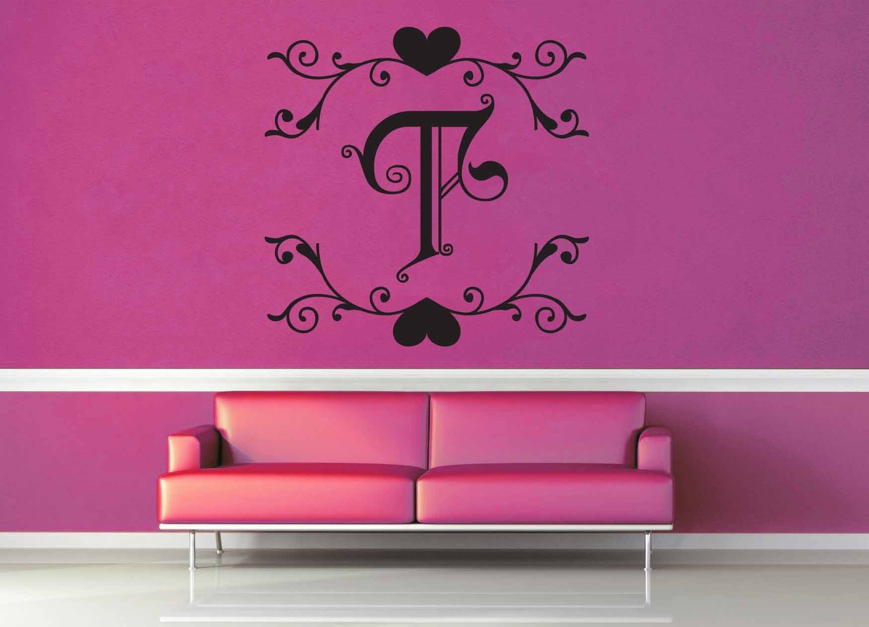 Fantasy Monogram - T - Wall Decal - geekerymade
