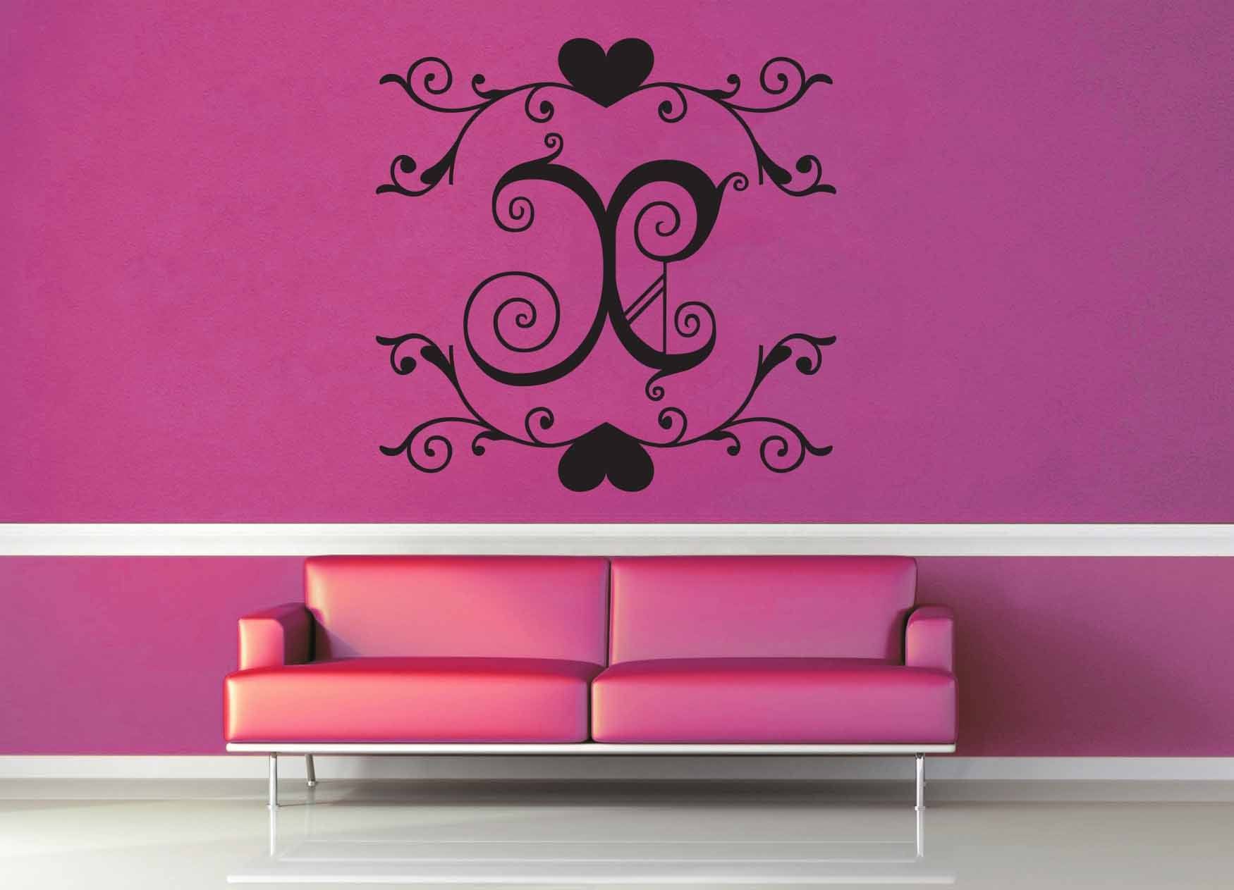 Fantasy Monogram - X - Wall Decal - geekerymade