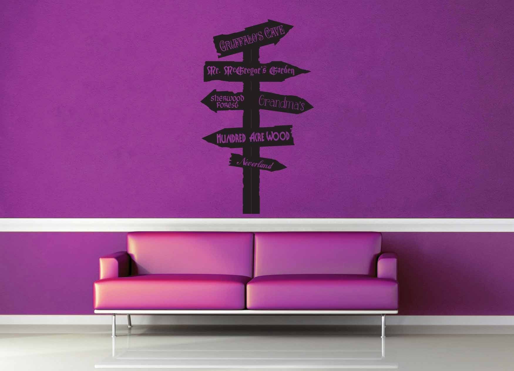 Fantasy Road Sign - Wall Decal - No 5 - geekerymade