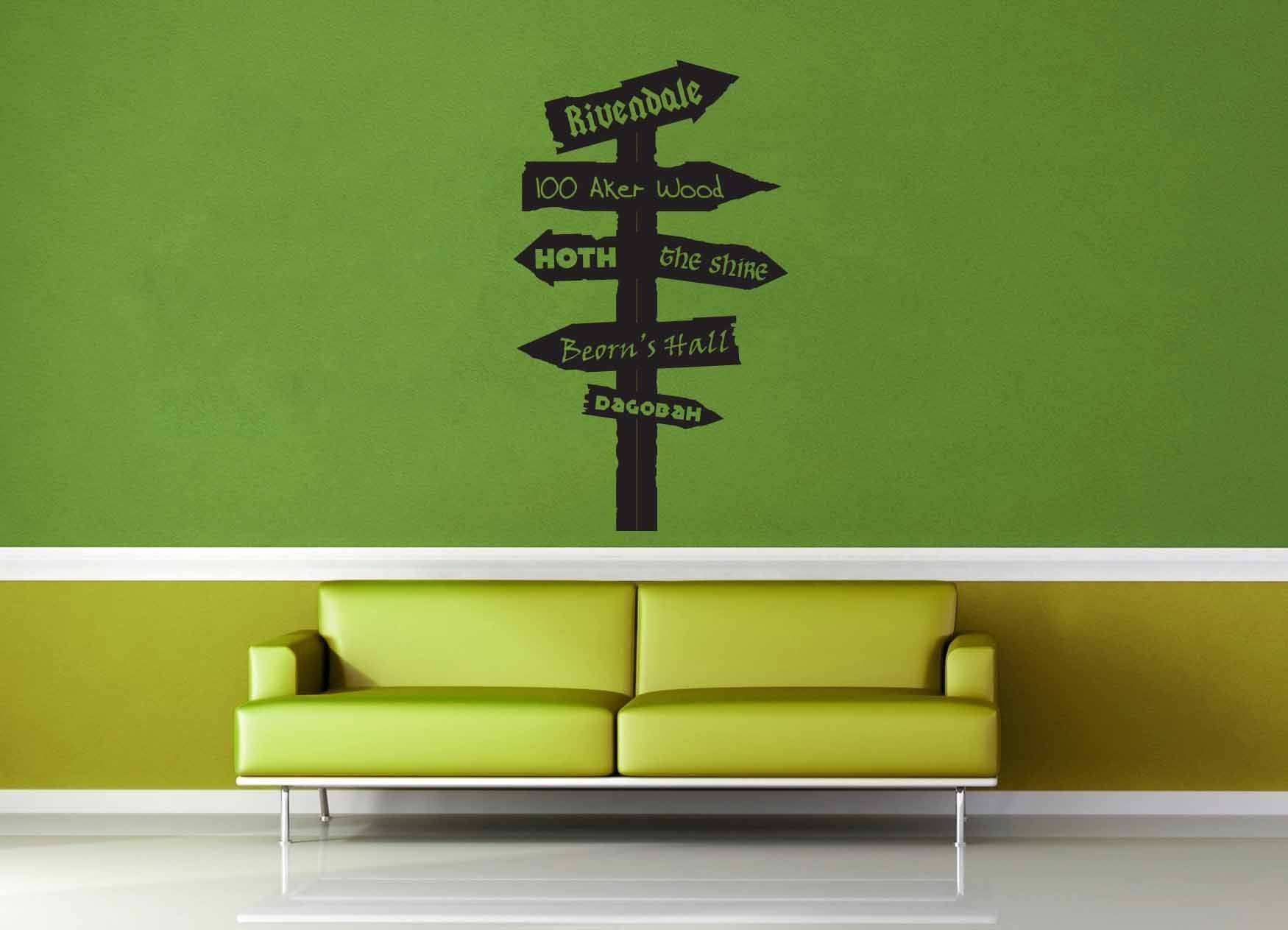 Fantasy Road Sign - Wall Decal - No 9 - geekerymade