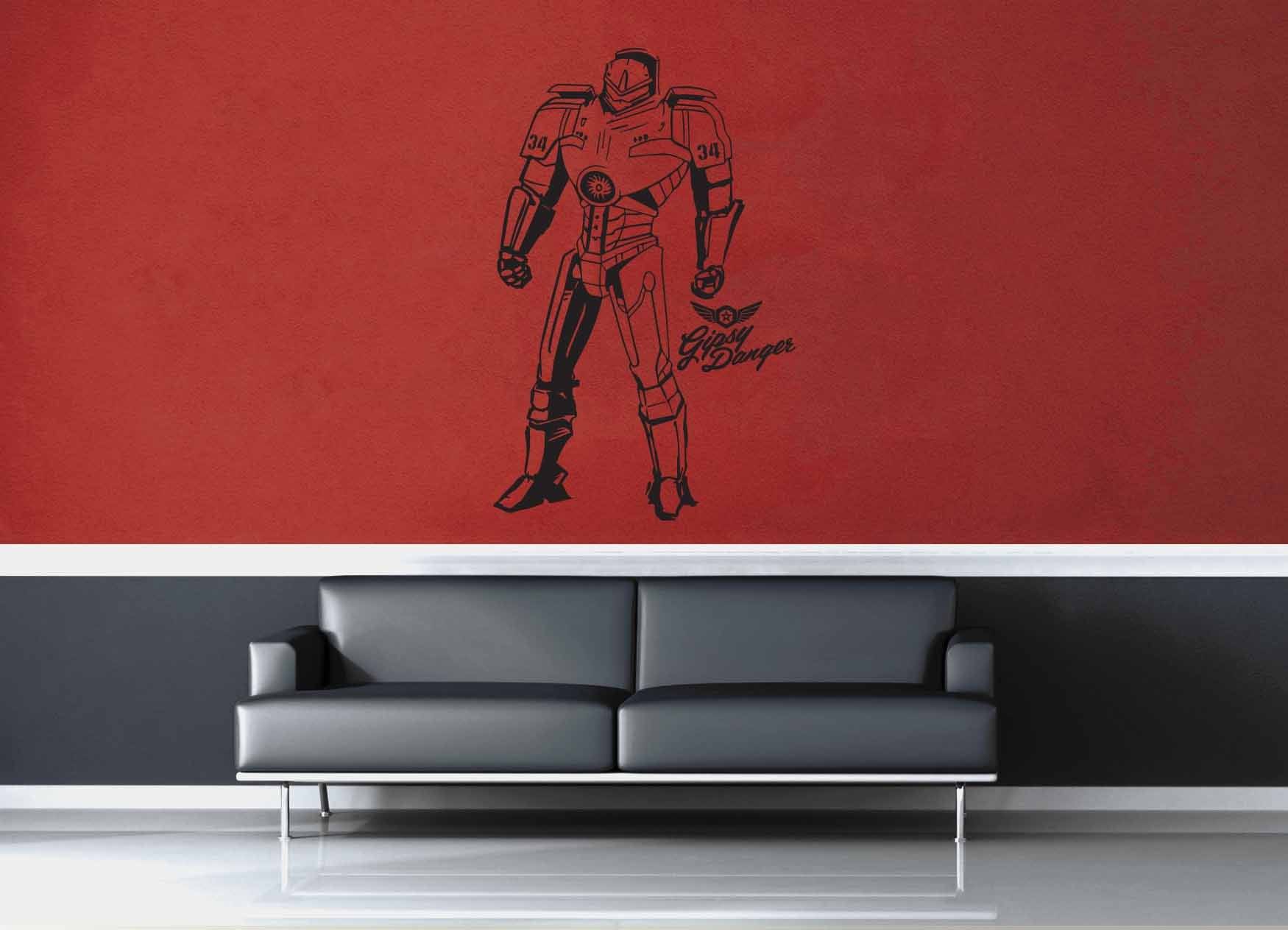 Gypsy Danger - Pacific Rim - Wall Decal - geekerymade