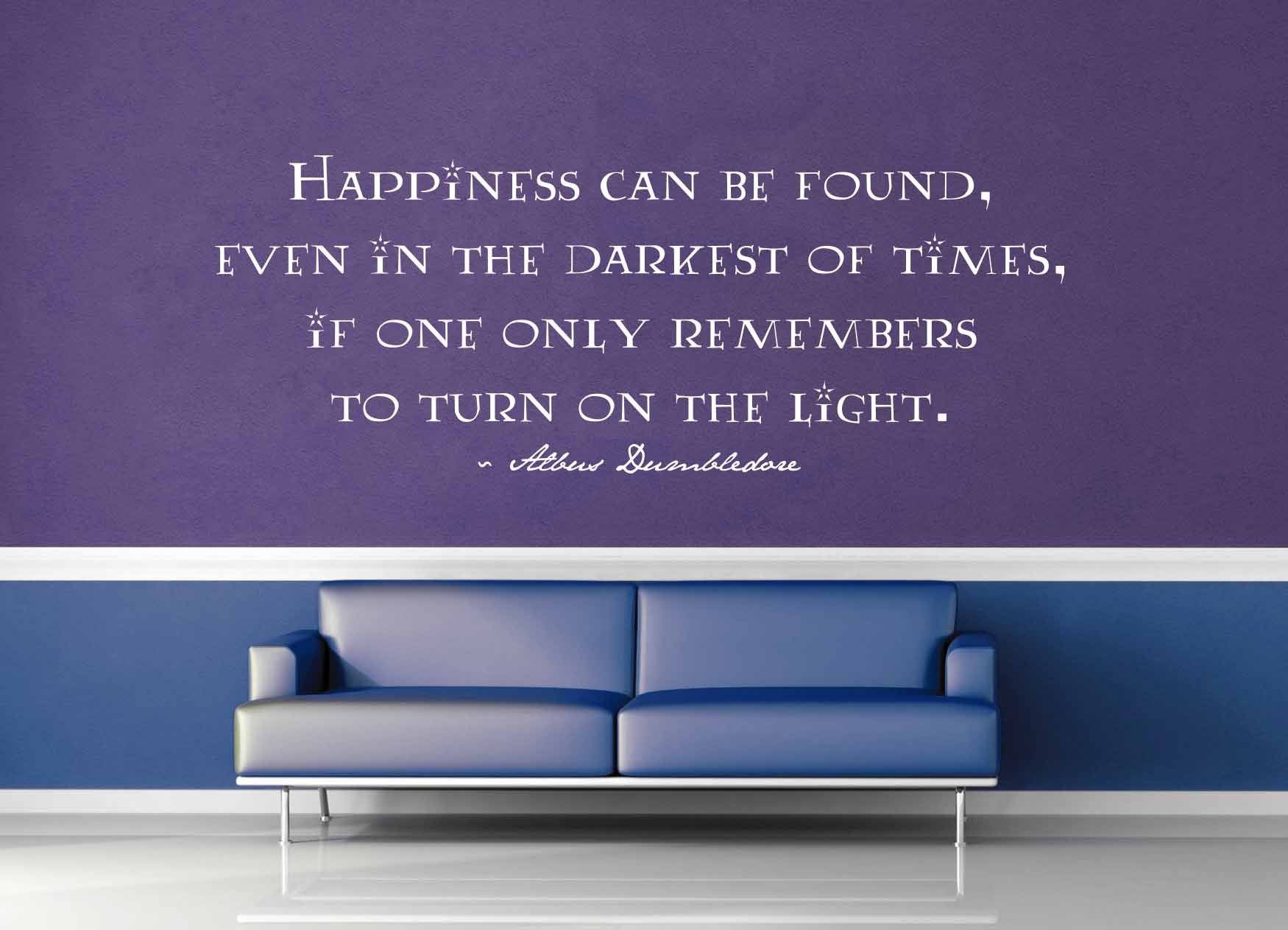Happiness Can Be Found - Harry Potter Quote - Wall Decal - No 2 - geekerymade