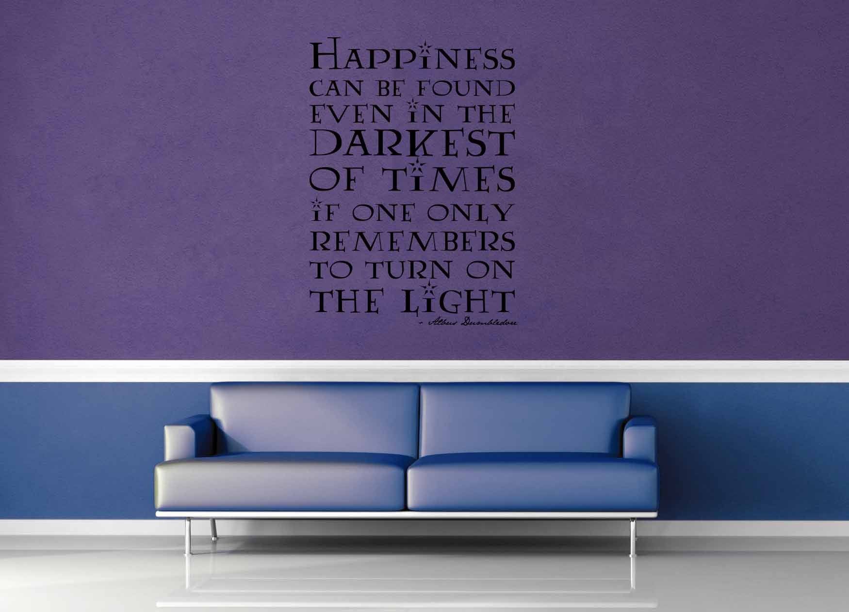 Happiness Can Be Found - Harry Potter Quote - Wall Decal - No 3 - geekerymade