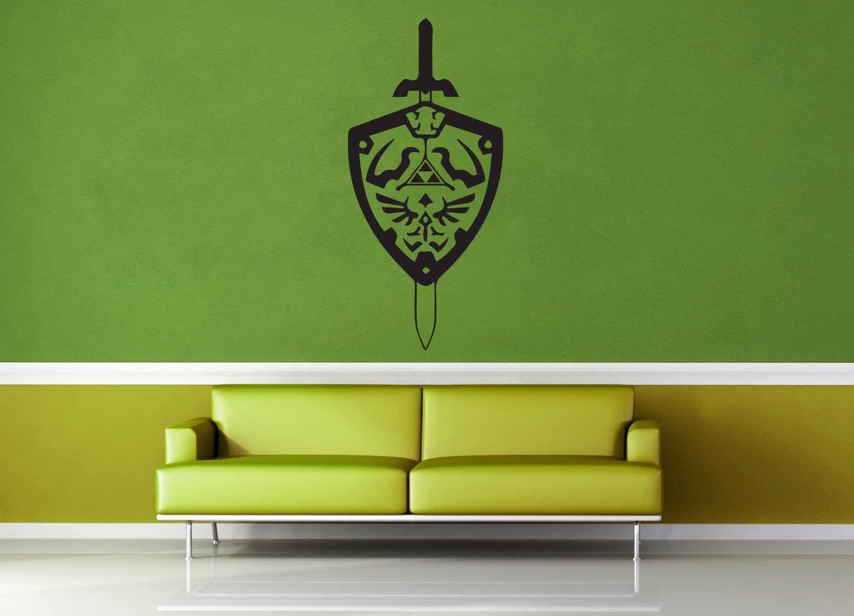 Sword and Shield - Legend of Zelda - Wall Decal - geekerymade