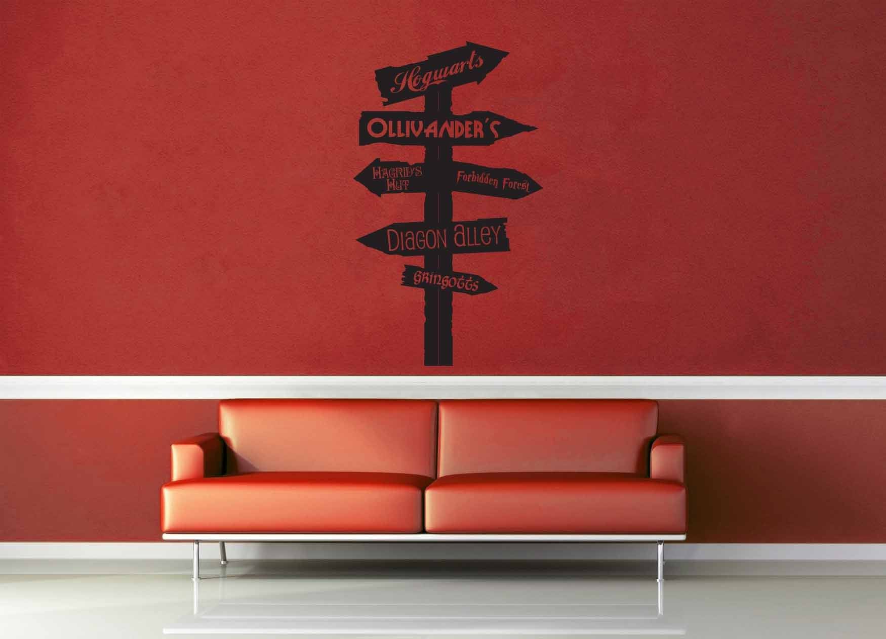Harry Potter Road Sign - Wall Decal - geekerymade